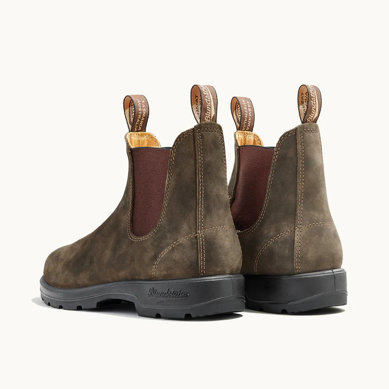 Blundstone - 585 Elastic Sided Boot Lined - Rustic Brown