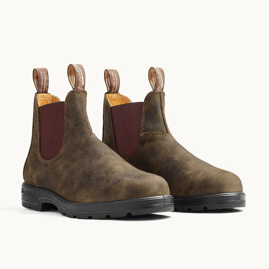 Blundstone - 585 Elastic Sided Boot Lined - Rustic Brown