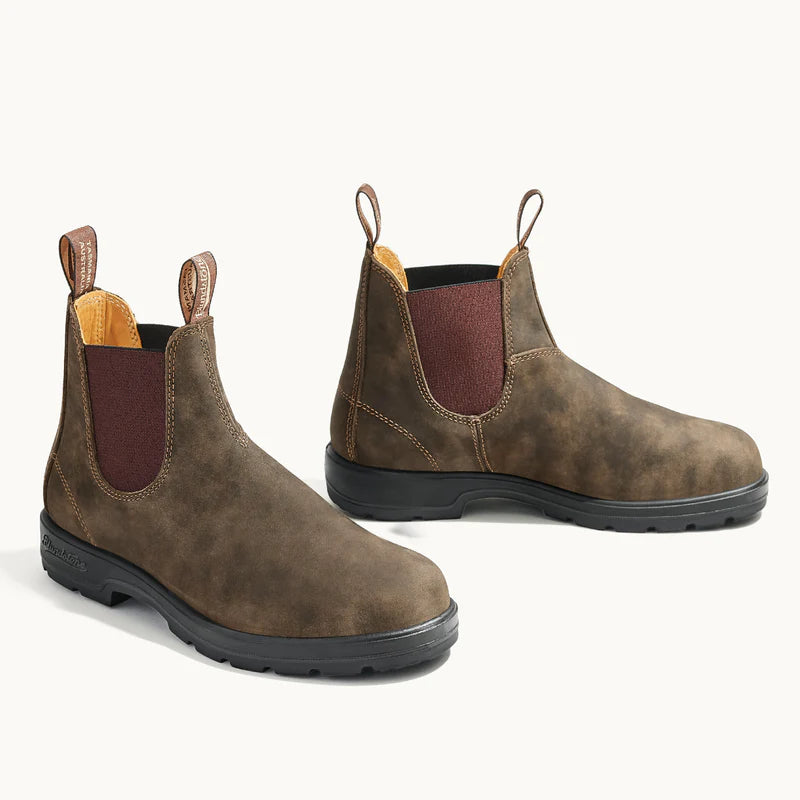 Blundstone - 585 Elastic Sided Boot Lined - Rustic Brown