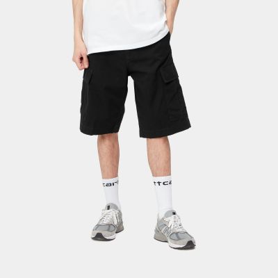 Carhartt WIP - REGULAR CARGO SHORT - Black (rinsed)