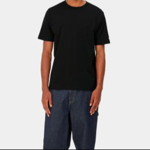 Carhartt WIP - S/S BASE T-SHIRT - Black/White