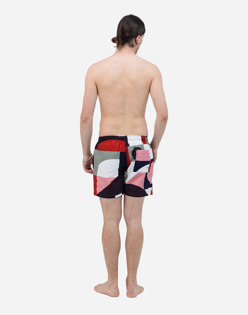 Olow - CUBISM BADESHORTS - Multicolor
