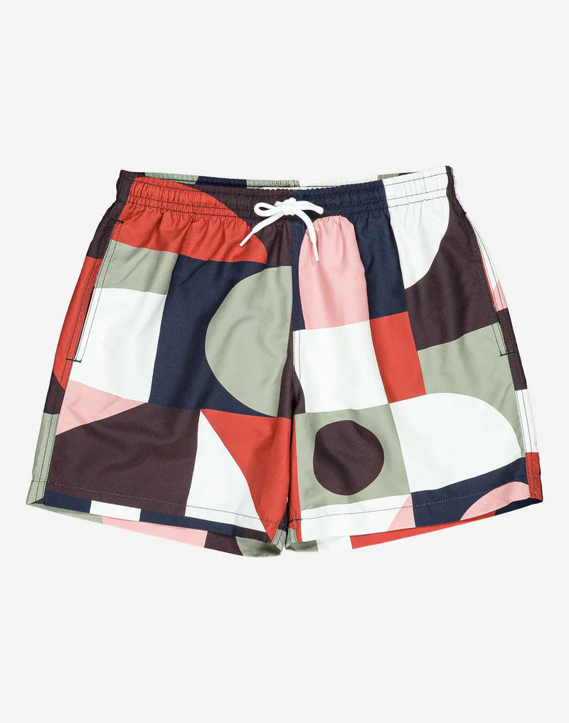 Olow - CUBISM BADESHORTS - Multicolor
