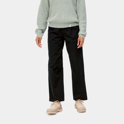 Carhartt WIP - W' CARA PANT - Black (garment dyed)