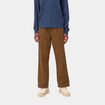 Carhartt WIP - W' CARA PANT - Deep hamilton brown (garment dyed)