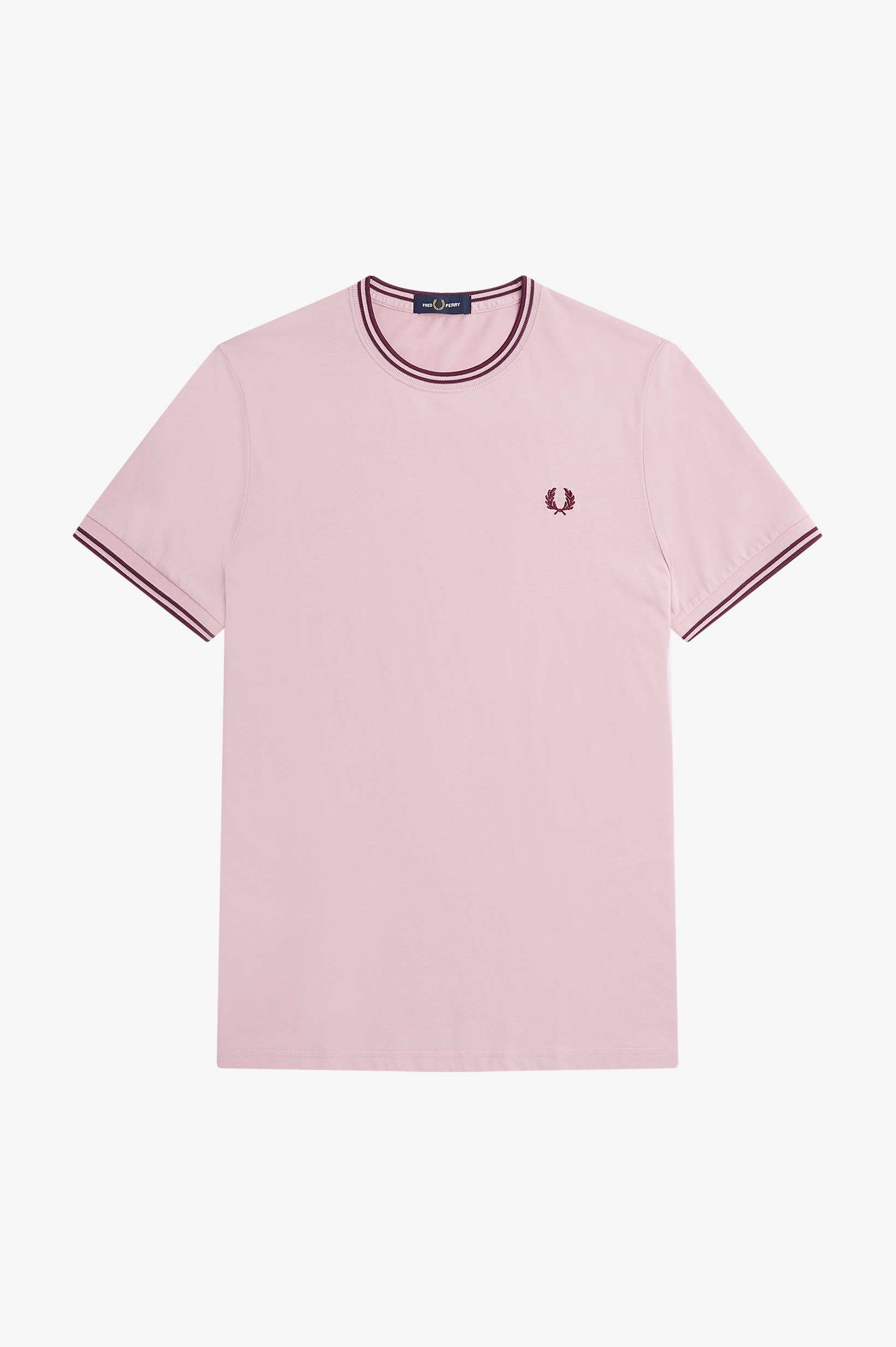 Fred Perry - TWIN TIPPED T-SHIRT - Chalky Pink
