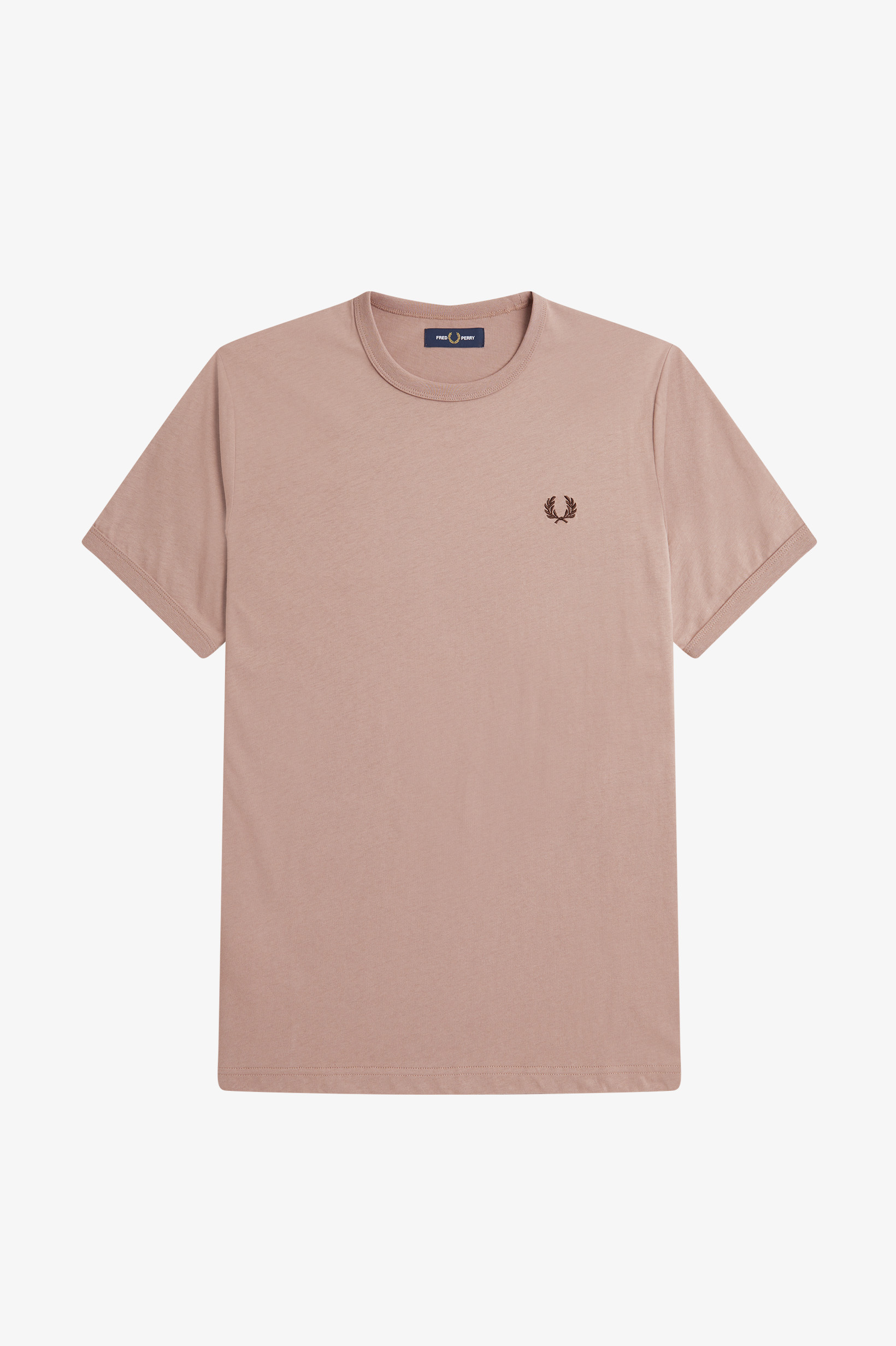 Fred Perry - RINGER T-SHIRT - Dark Pink