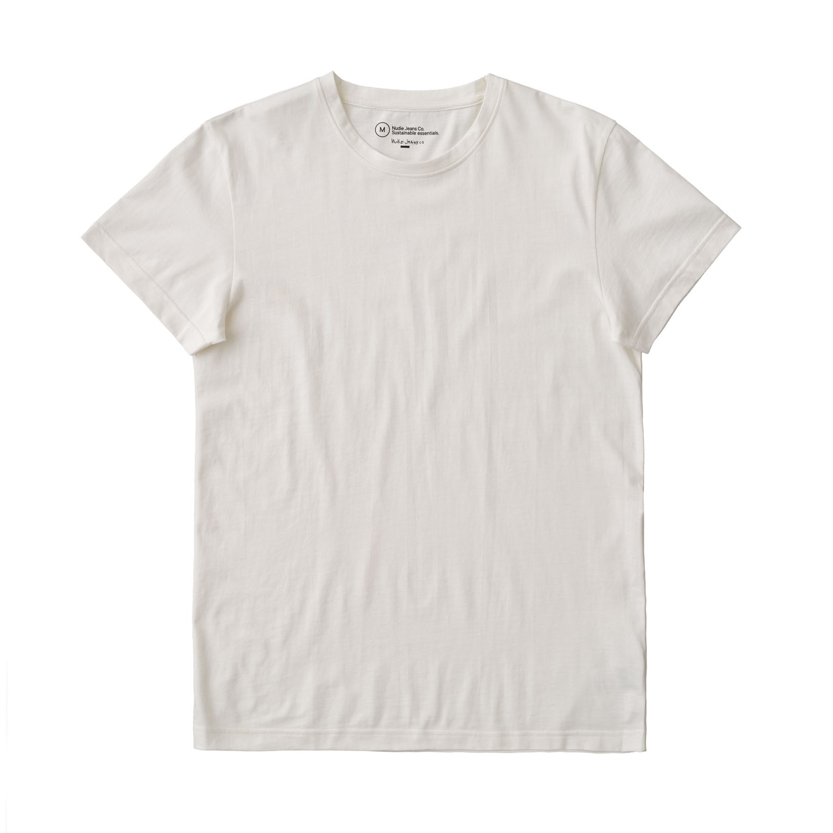 Nudie Jeans - CREW NECK TEE - Offwhite