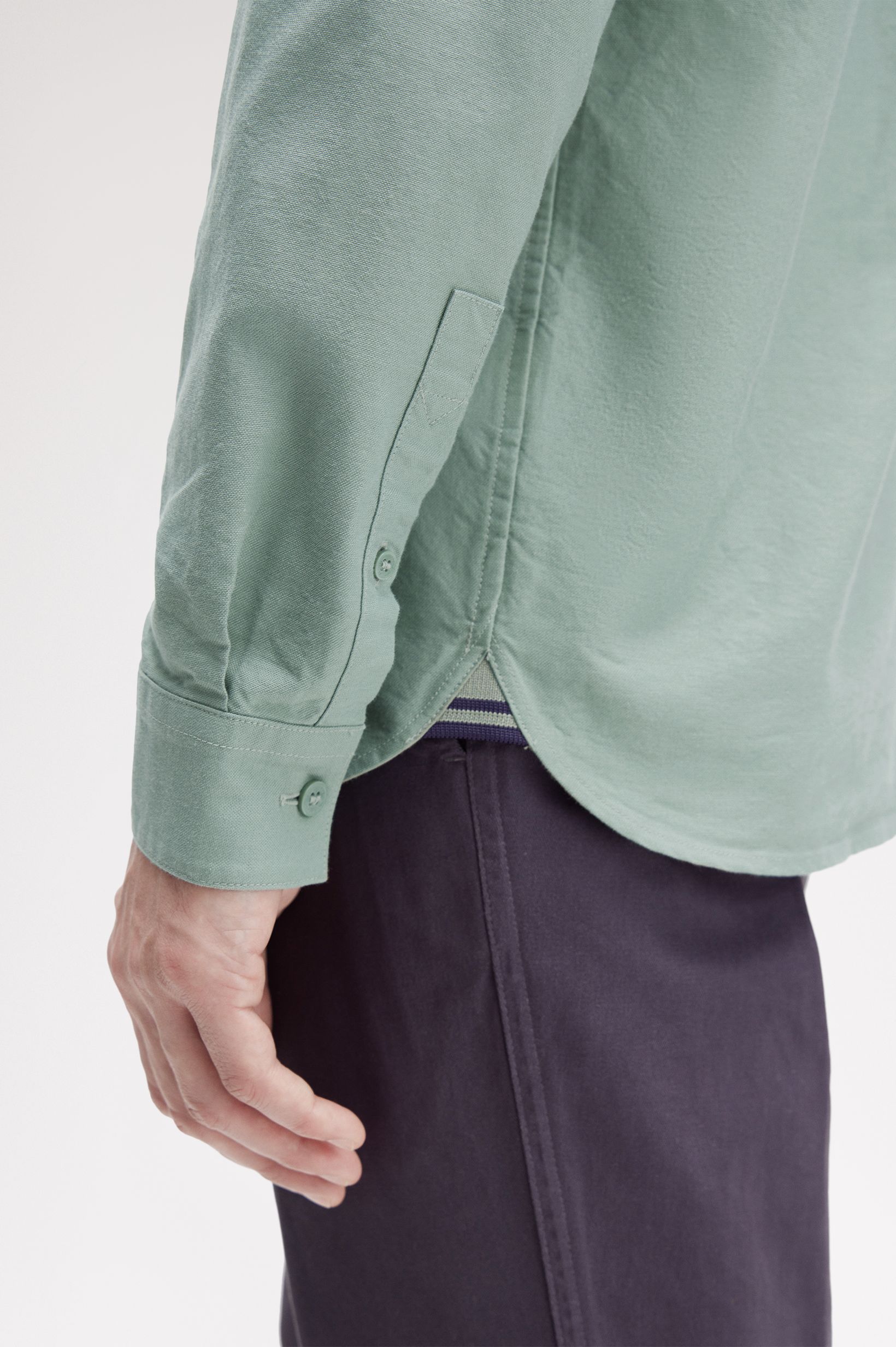 Fred Perry - OXFORD SHIRT - Bayleaf Fred Perry - OXFORD SHIRT - Bayleaf