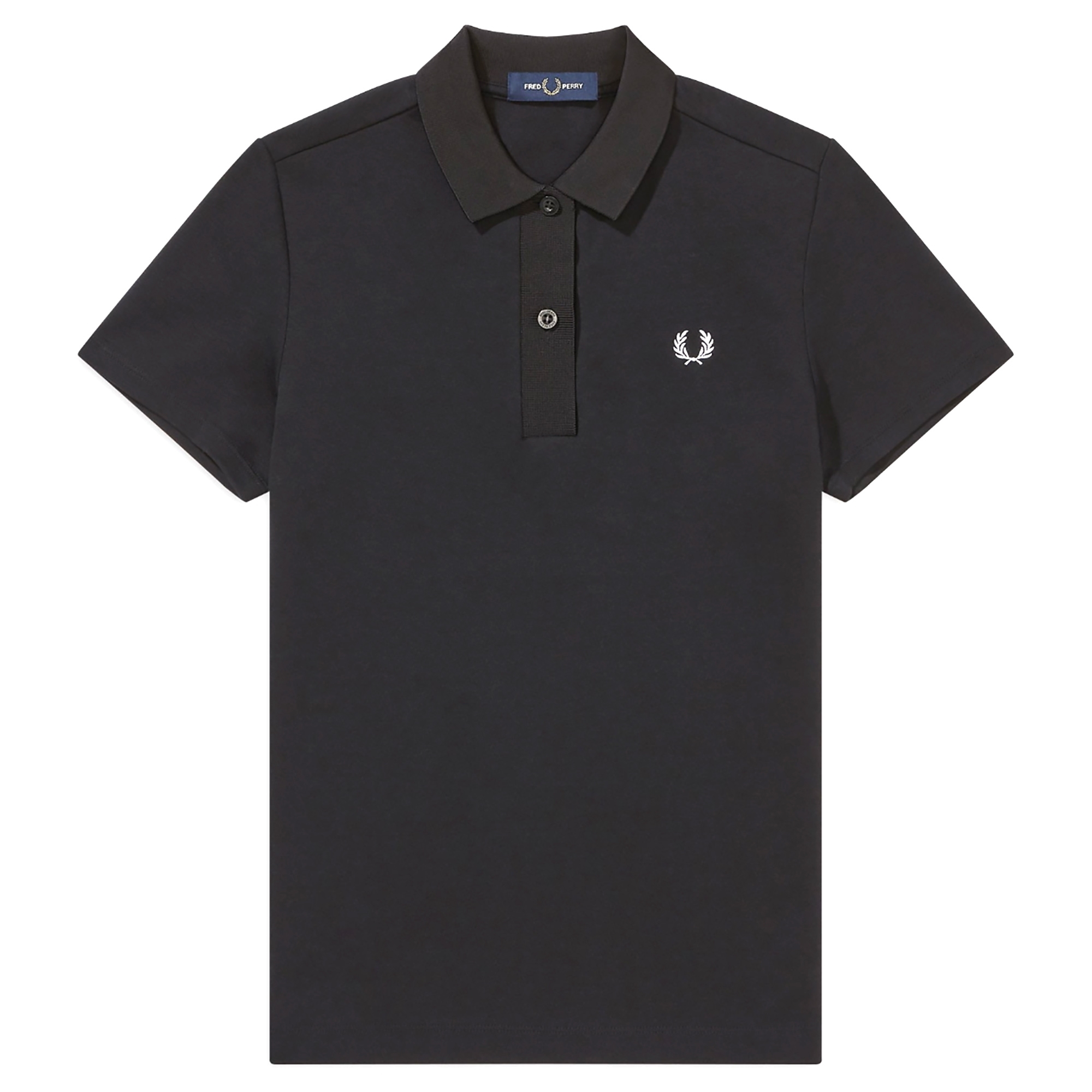 Fred Perry - BRANDED POLO SHIRT - Black