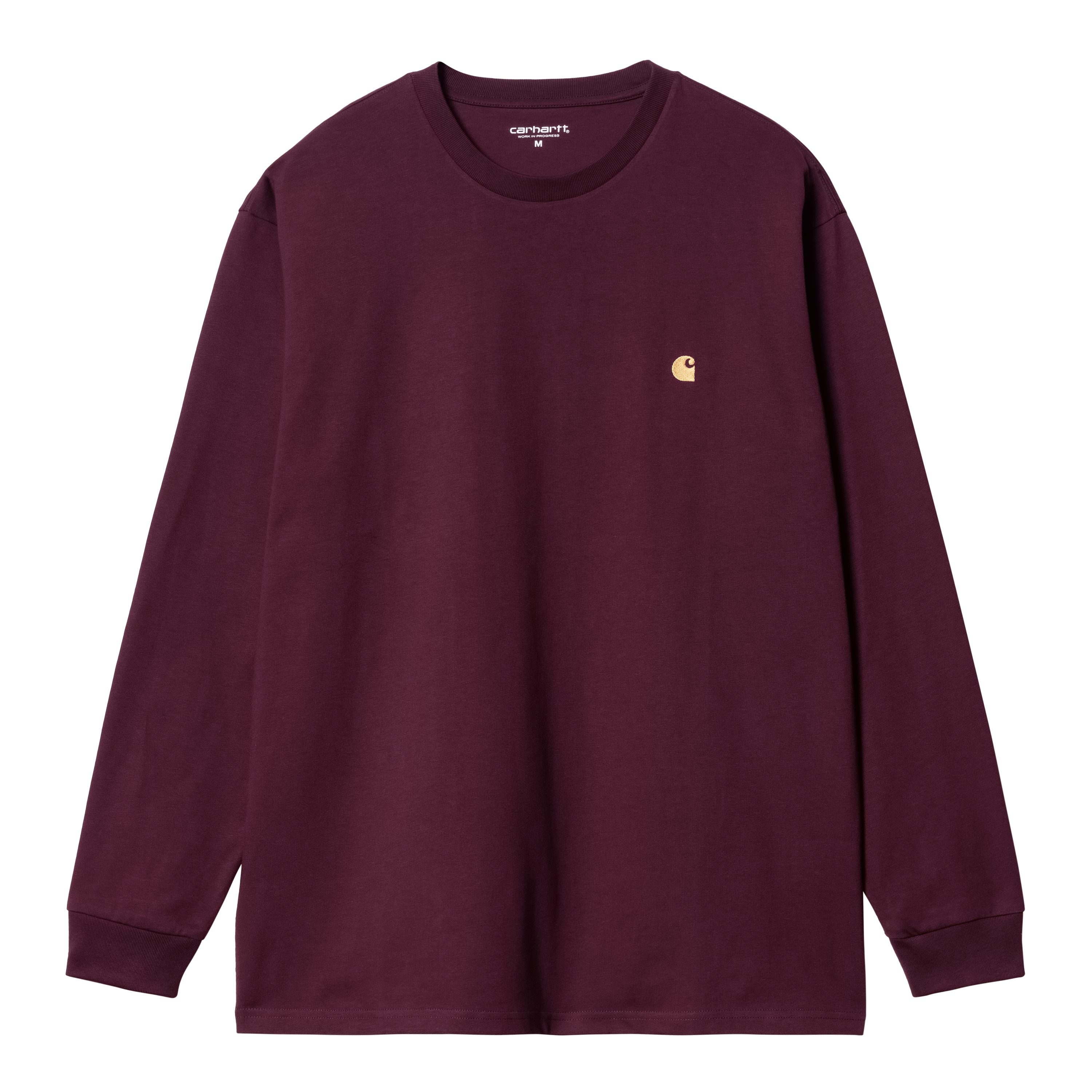 Carhartt WIP - L/S CHASE T-SHIRT - Amarone/Gold