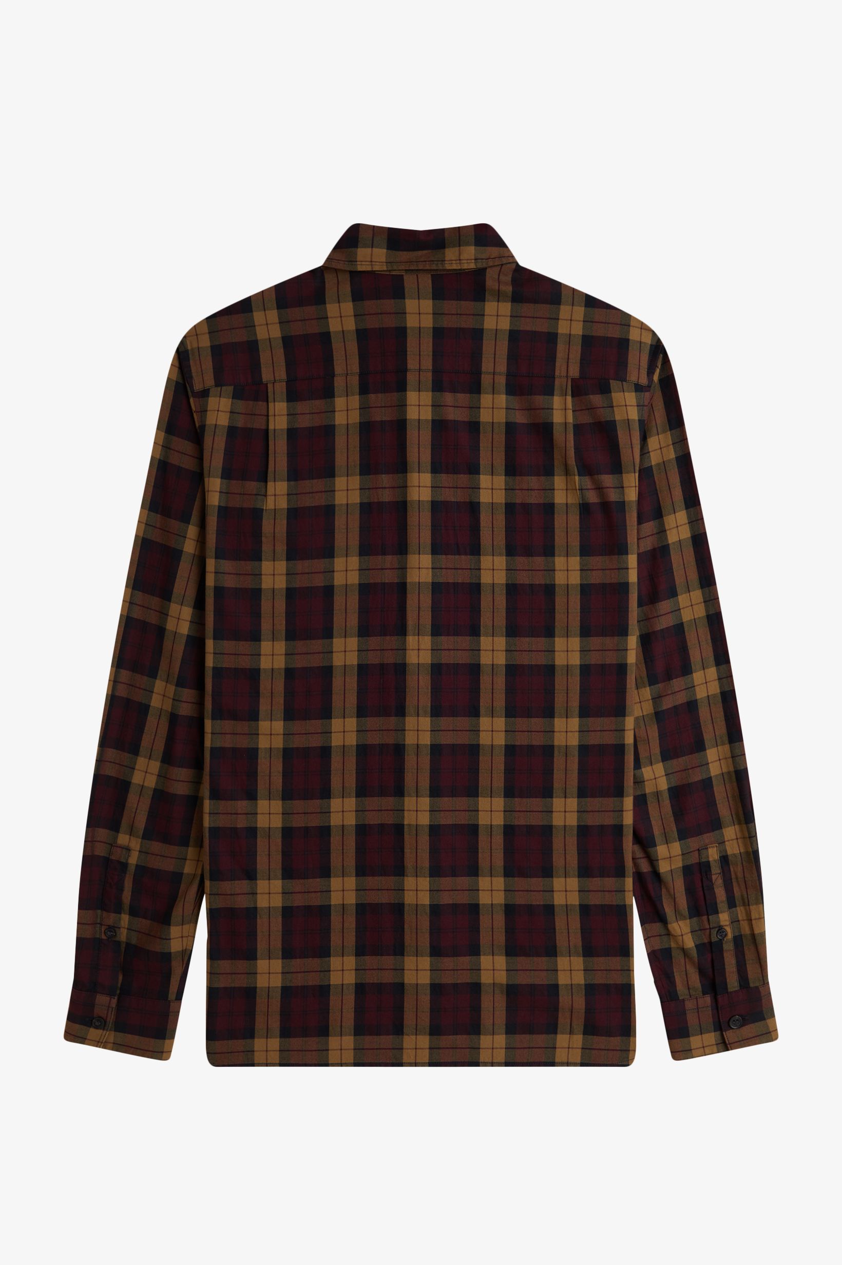 Fred Perry - TARTAN TWILL SHIRT - Oxblood Fred Perry - TARTAN TWILL SHIRT - Oxblood