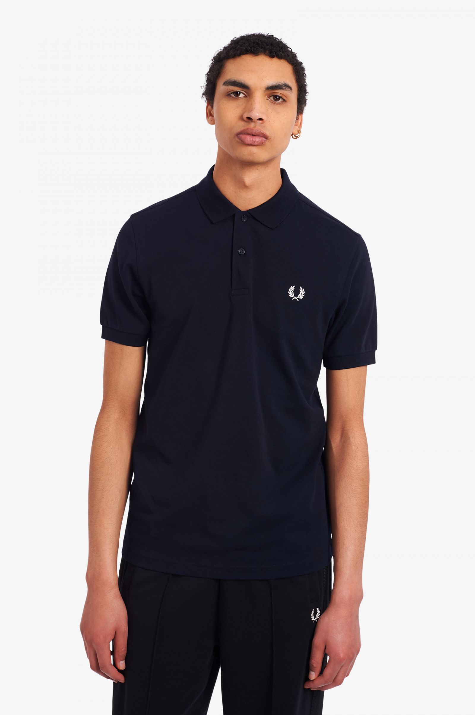 Fred Perry - PLAIN POLO SHIRT - Navy Fred Perry - PLAIN POLO SHIRT - Navy