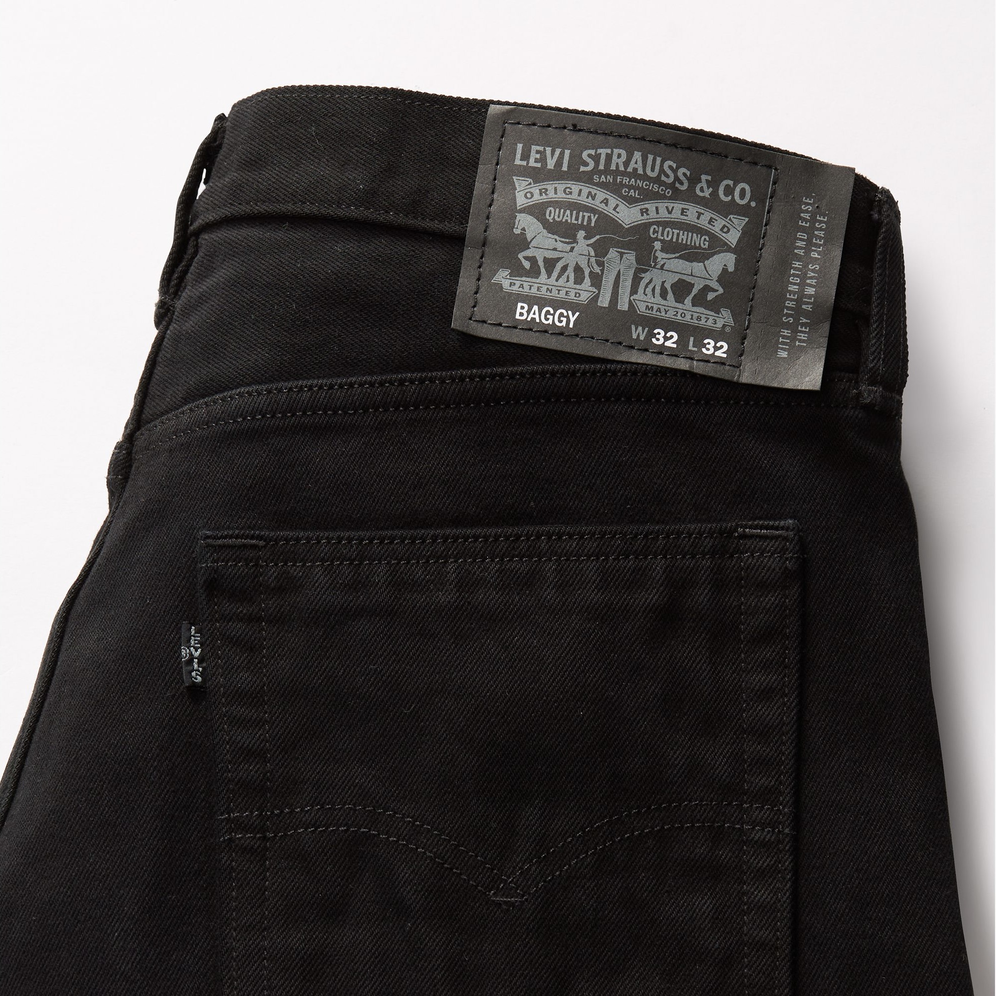 Levi’s® - SKATEBOARDING BAGGY JEANS - Black Grape
