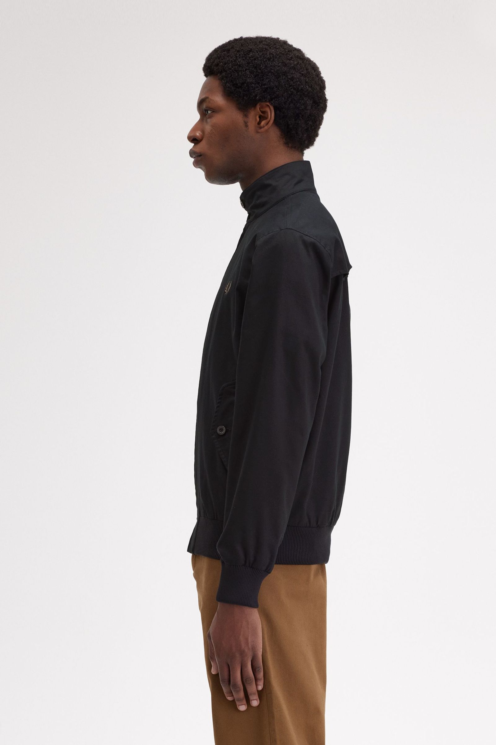 Fred Perry - HARRINGTON JACKET - Black