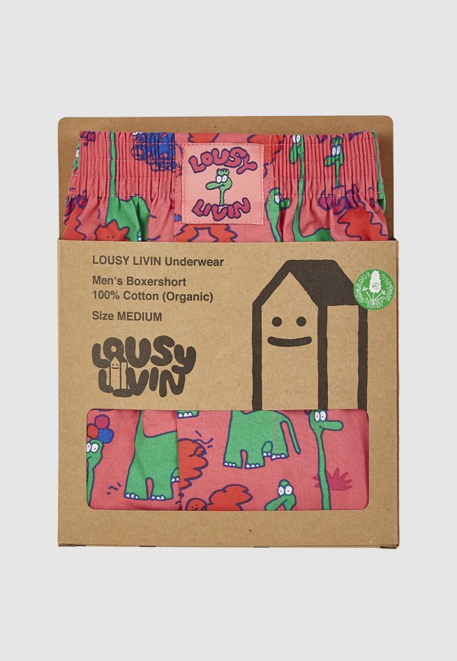 Lousy Livin - DINOS BOXER - Pink