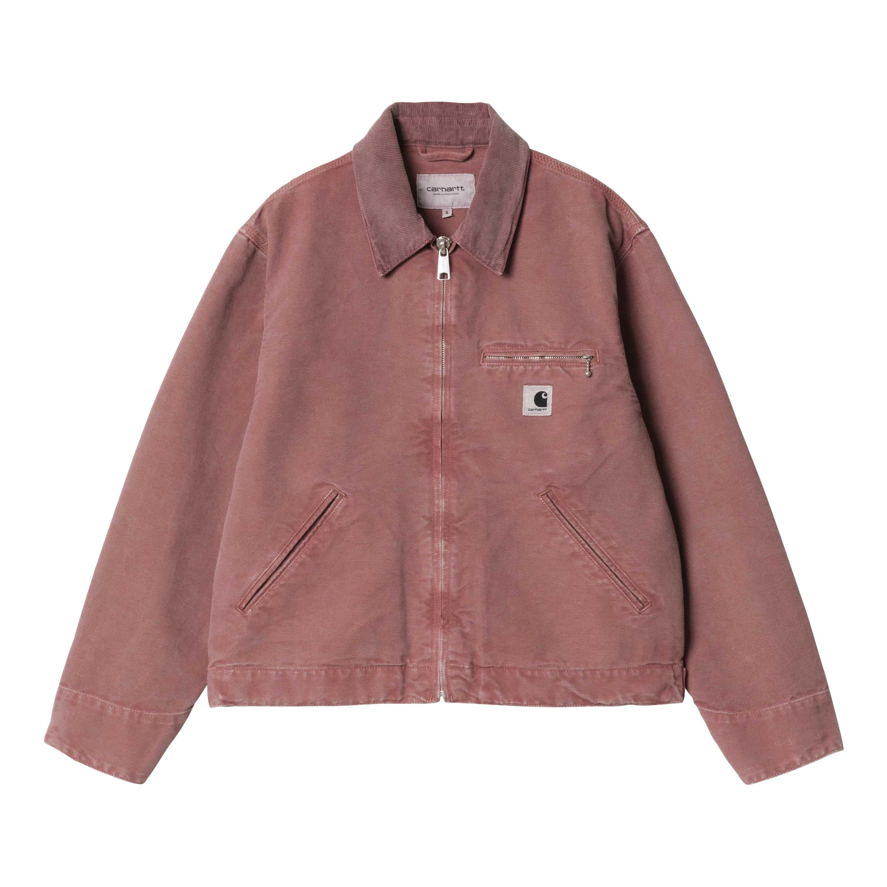 Carhartt WIP - W' DETROIT JACKET - Dusky Pink / Dusky Pink (stone canvas)