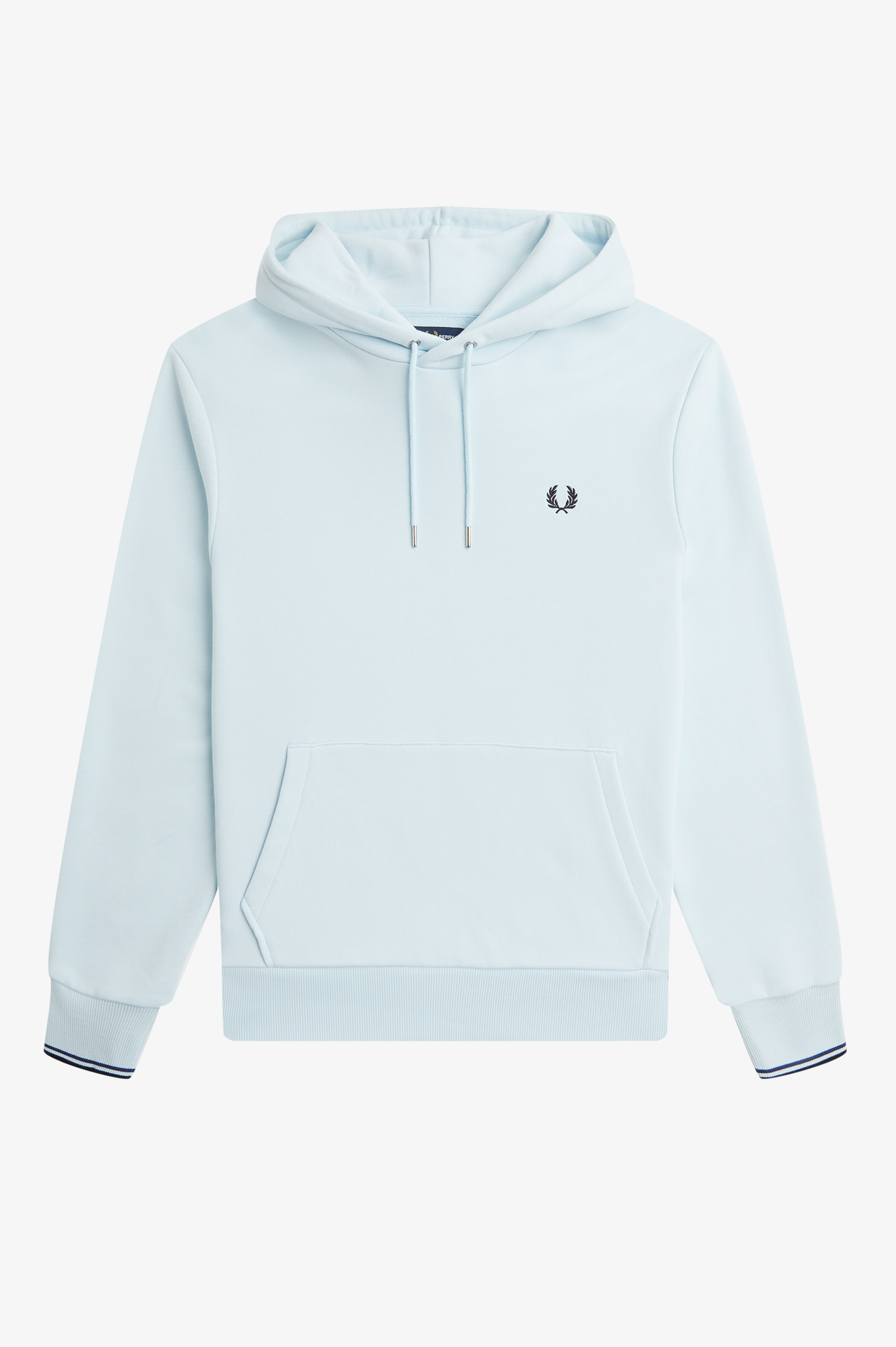 Fred Perry - TIPPED HOODED SWEATSHIRT - Light Ice