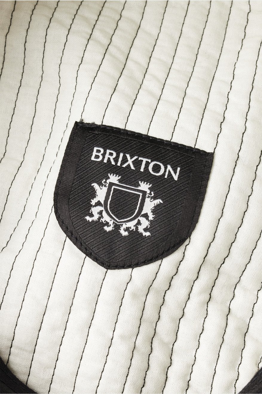 Brixton - BROOD SNAP CAP - Black Herringbone