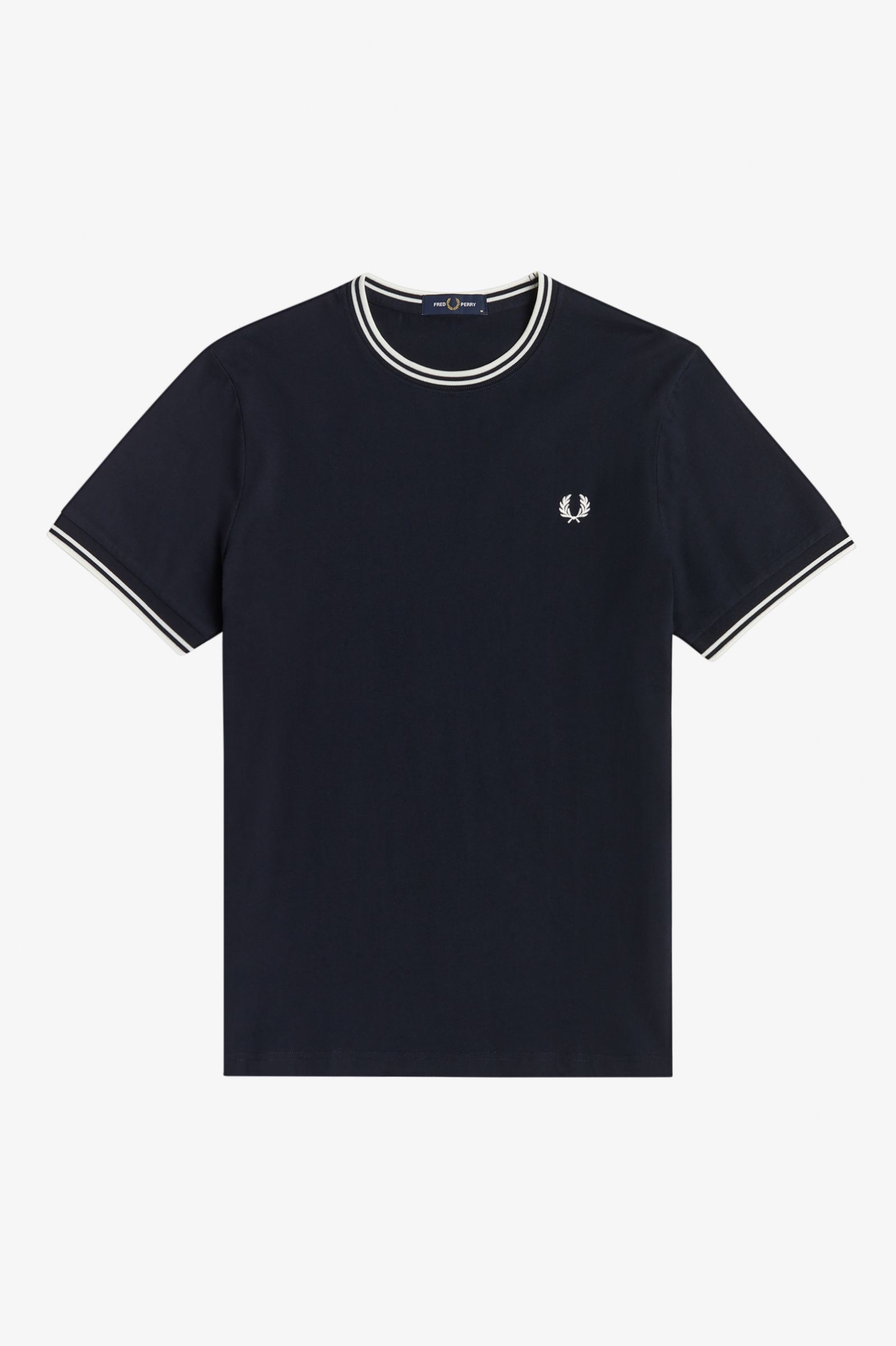 Fred Perry - TWIN TIPPED T-SHIRT - Navy