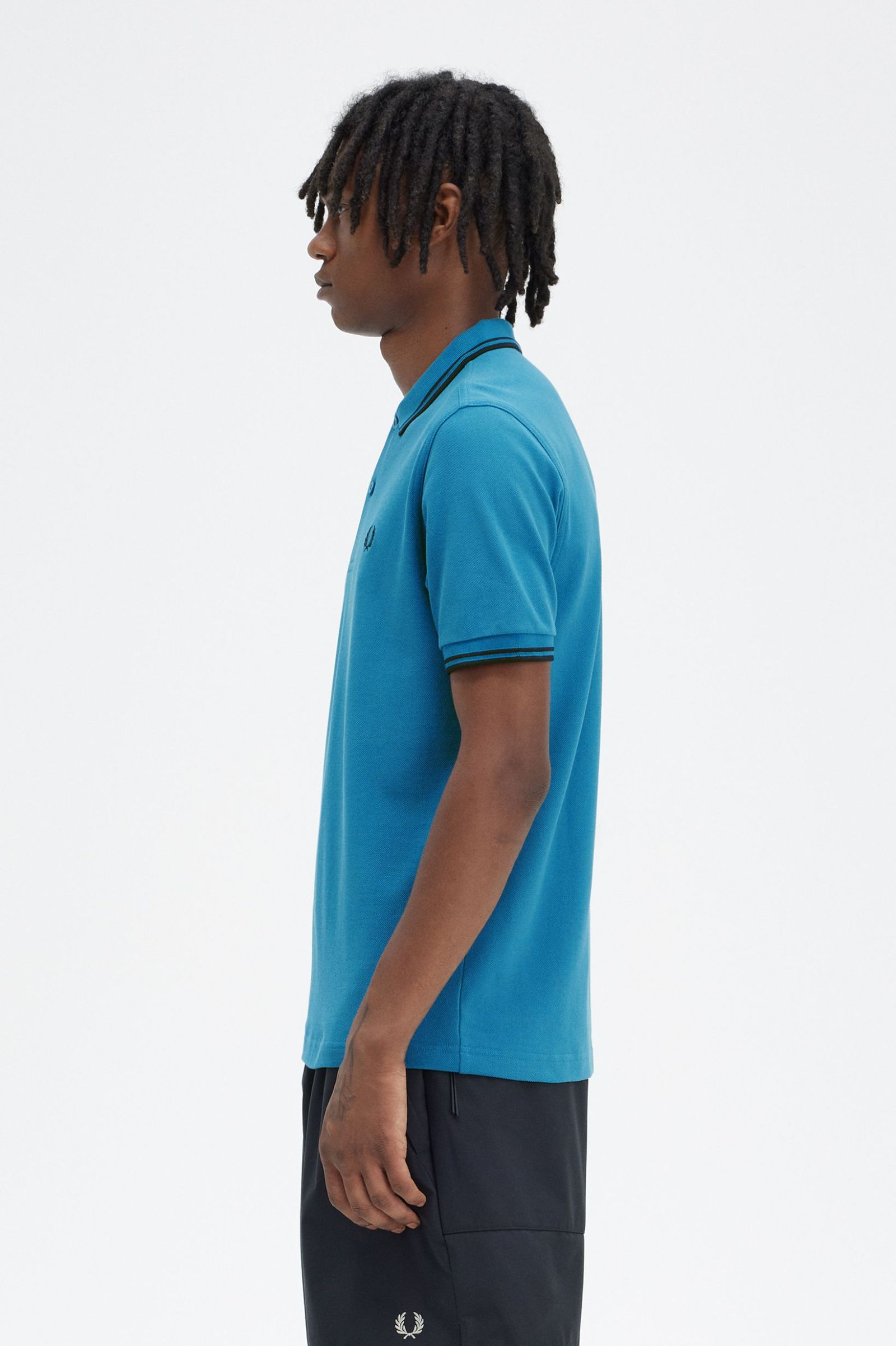 Fred Perry - TWIN TIPPED POLO SHIRT - Ocean/Navy