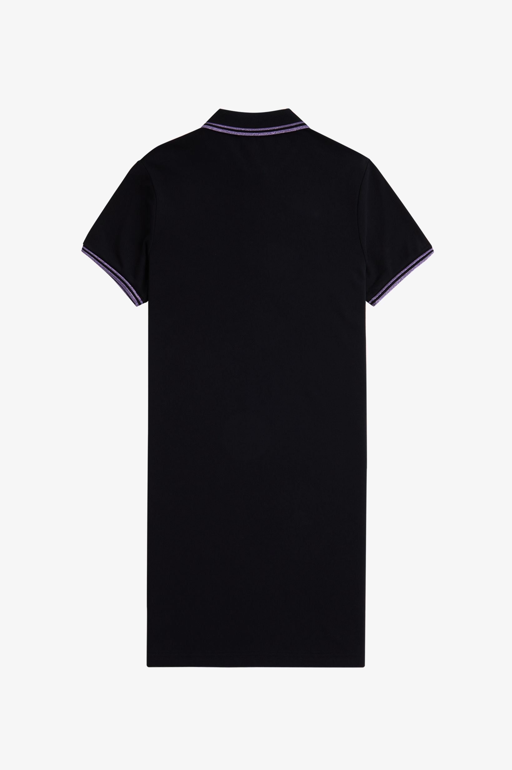 Fred Perry - TWIN TIPPED DRESS - Black/Metallic Ultra Violet