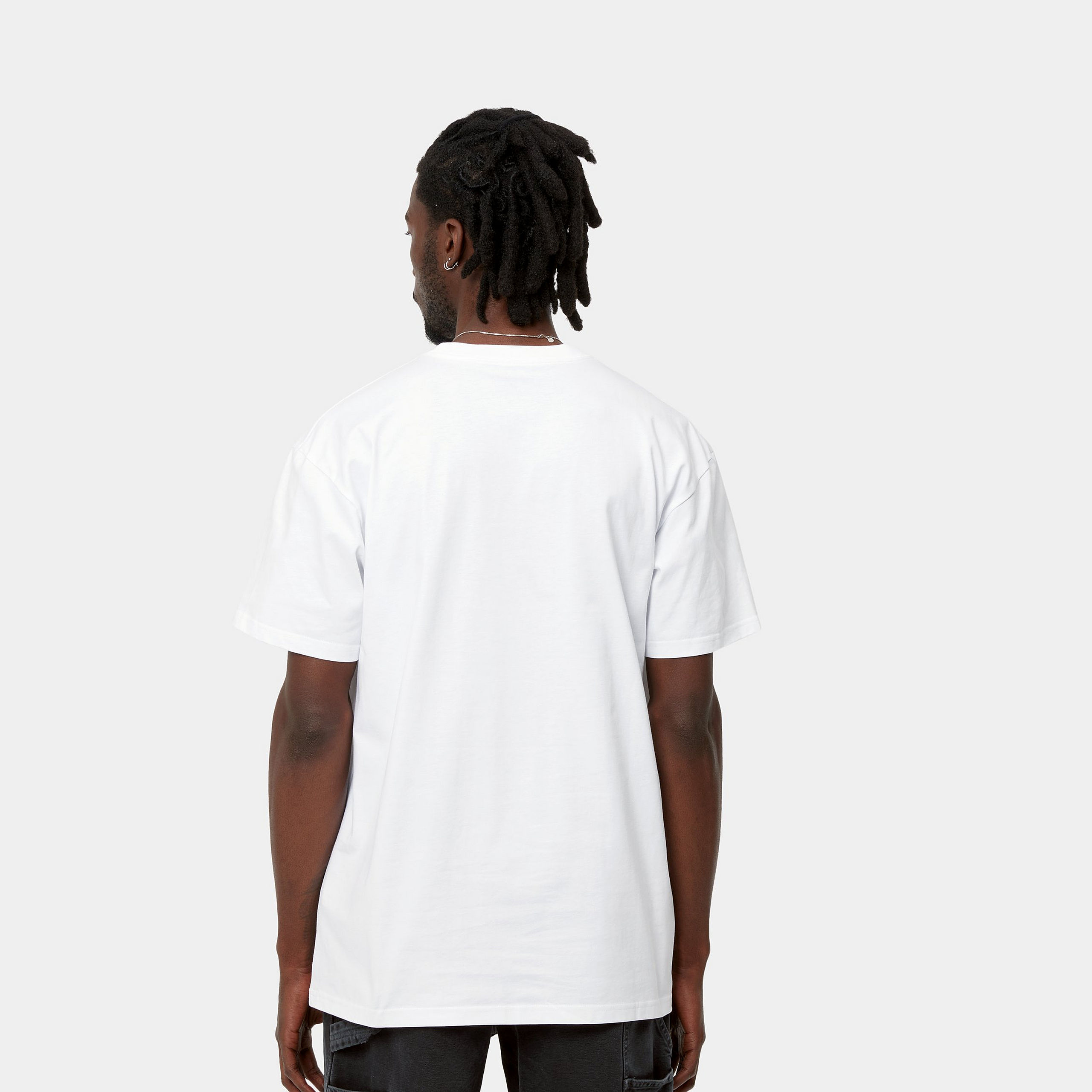 Carhartt WIP - CHASE T-SHIRT  -  White/Gold
