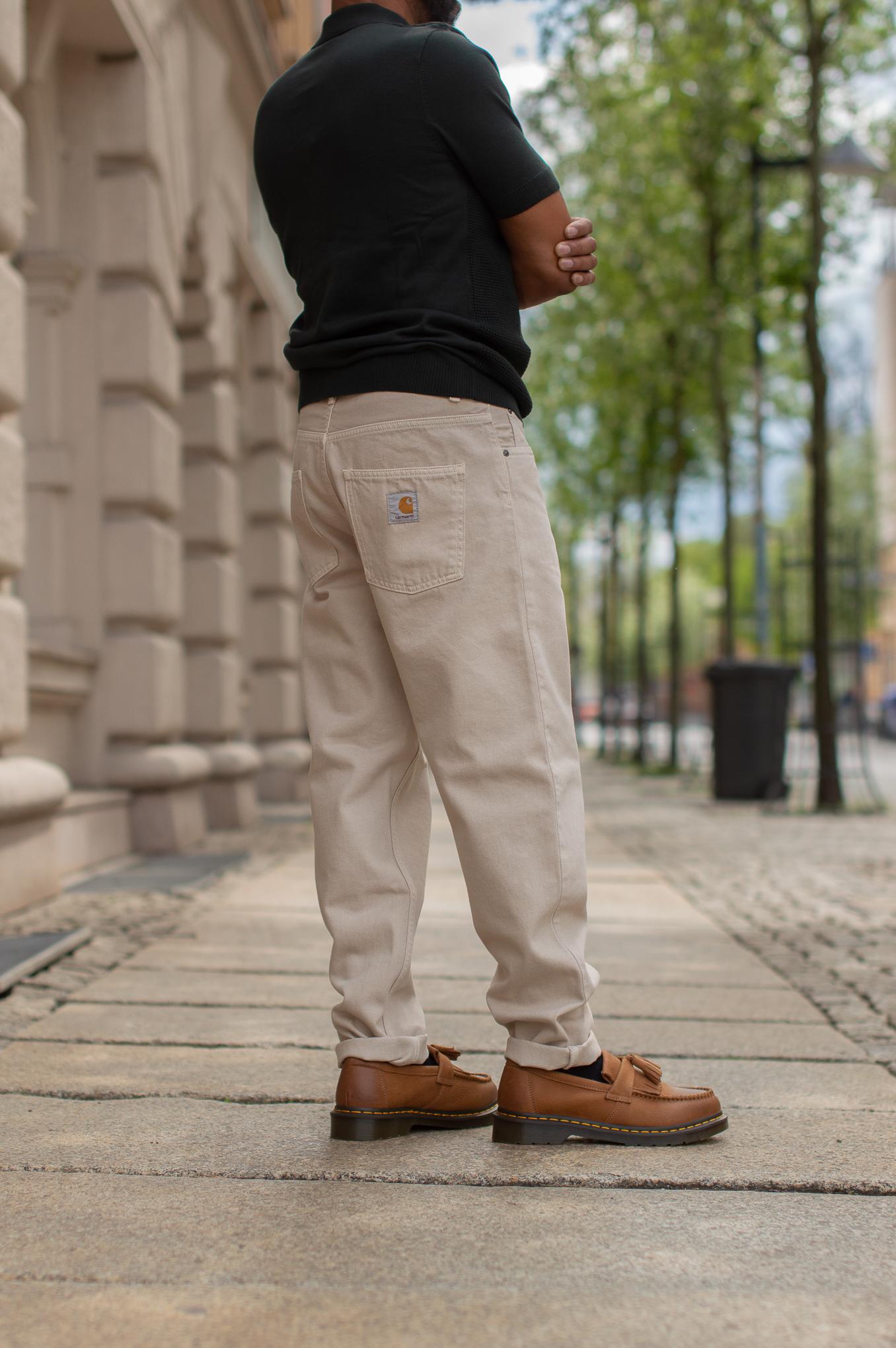 Carhartt WIP - NEWEL PANT - Fleur De Sel (Stone Dyed)