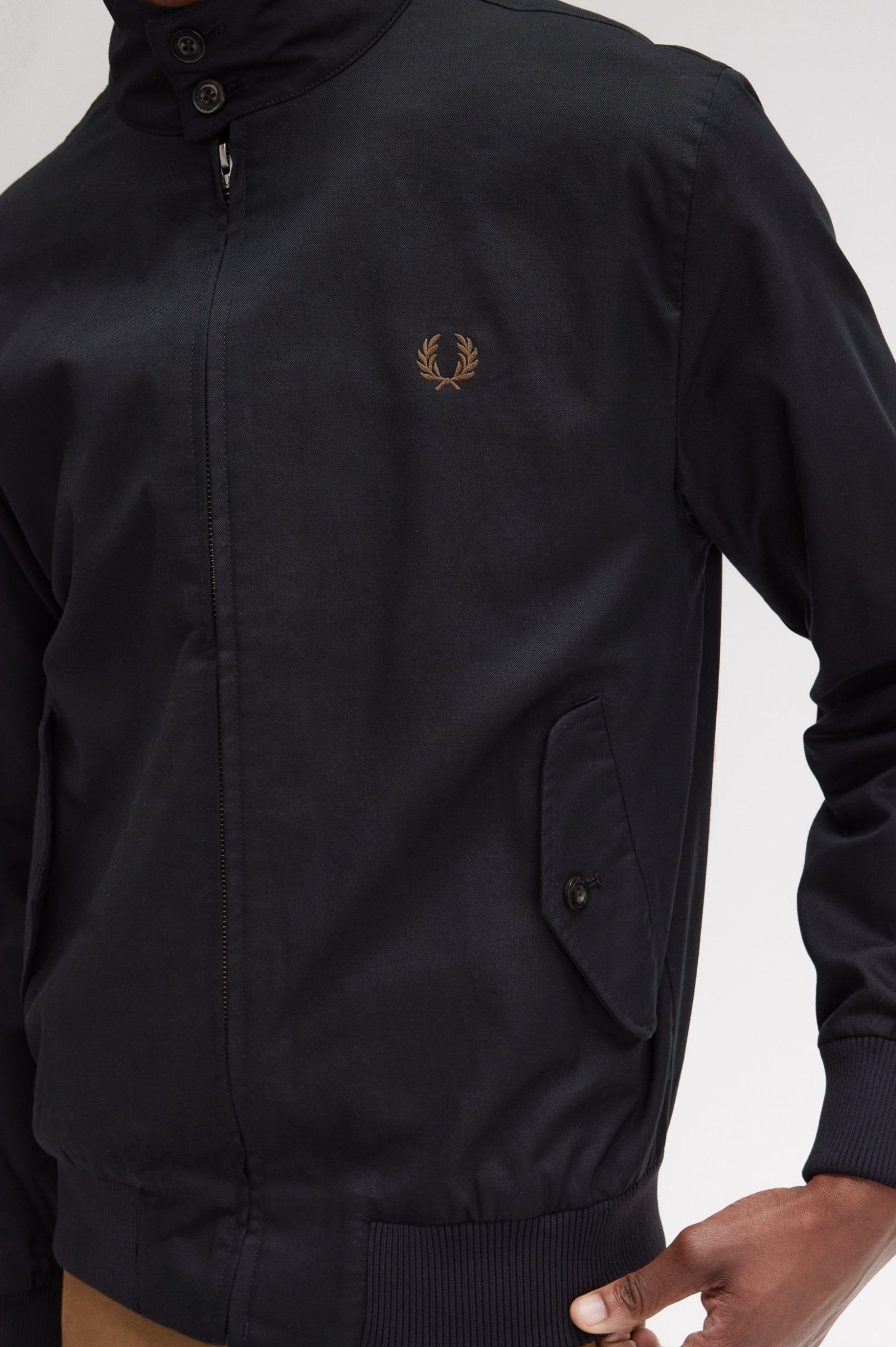 Fred Perry - HARRINGTON JACKET - Black