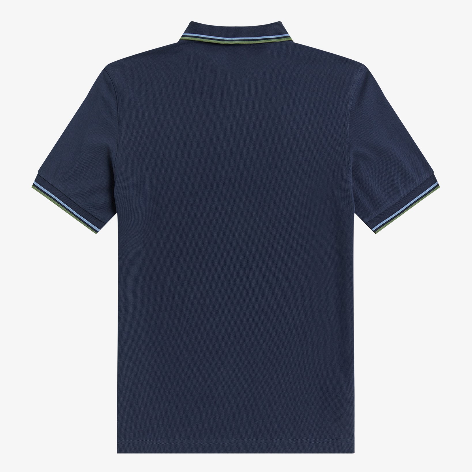 Fred Perry - TWIN TIPPED POLO SHIRT - Dark Carbon/ Ash Blue/Pistachio