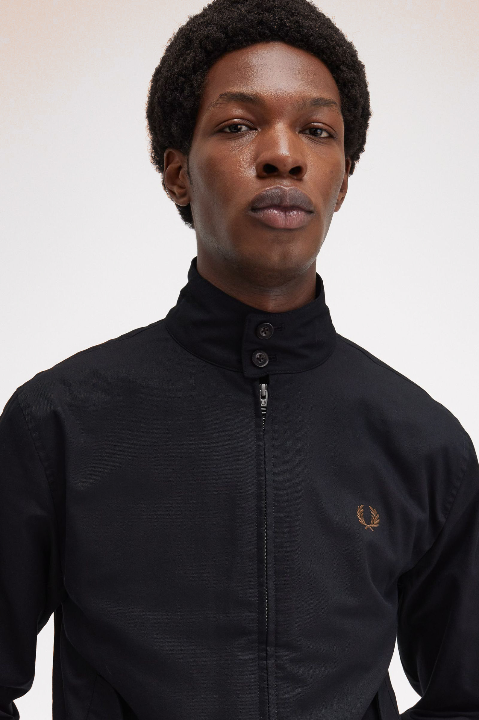 Fred Perry - HARRINGTON JACKET - Black