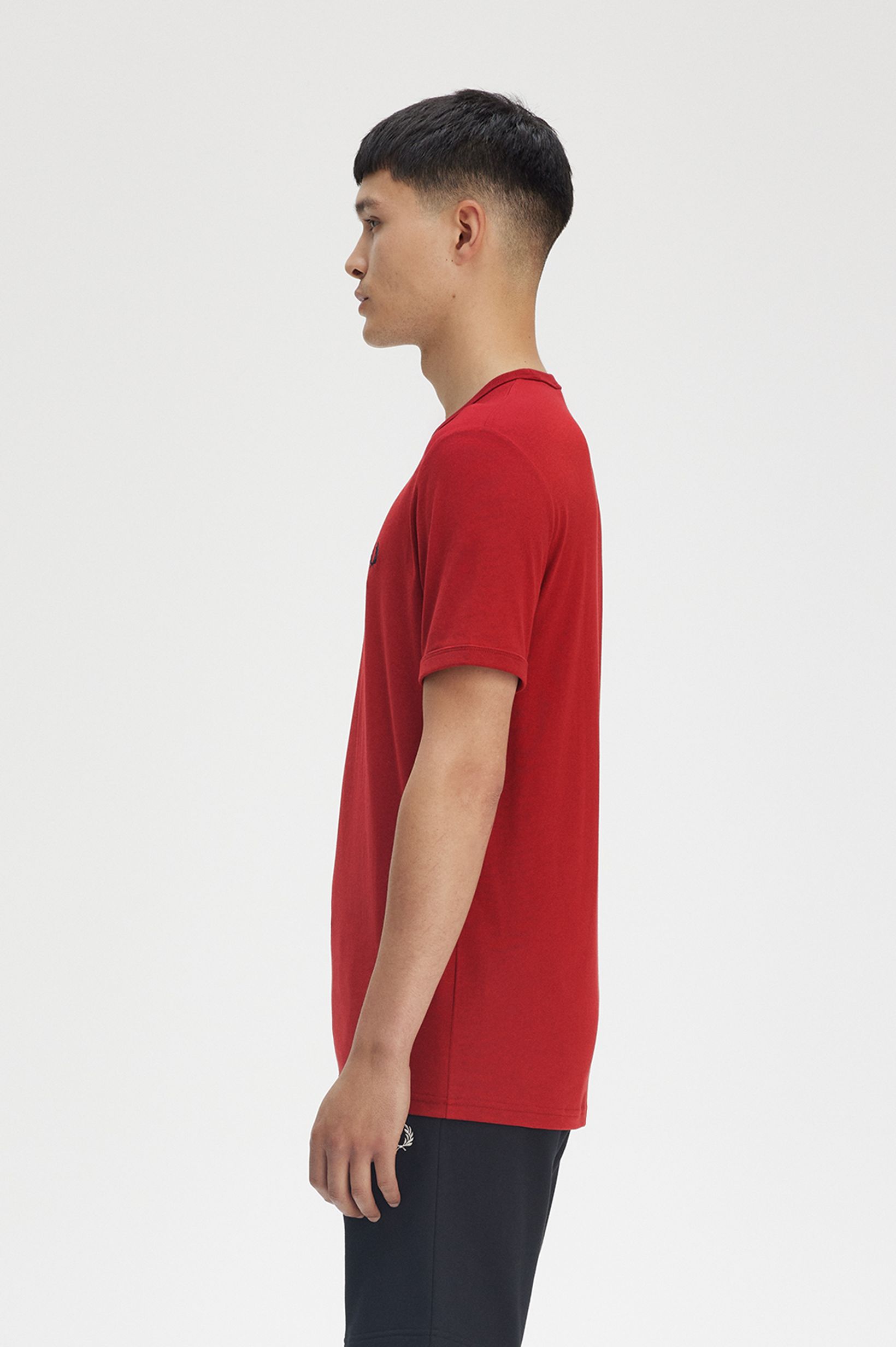 Fred Perry - RINGER T-SHIRT - Burnt Red Fred Perry - RINGER T-SHIRT - Burnt Red