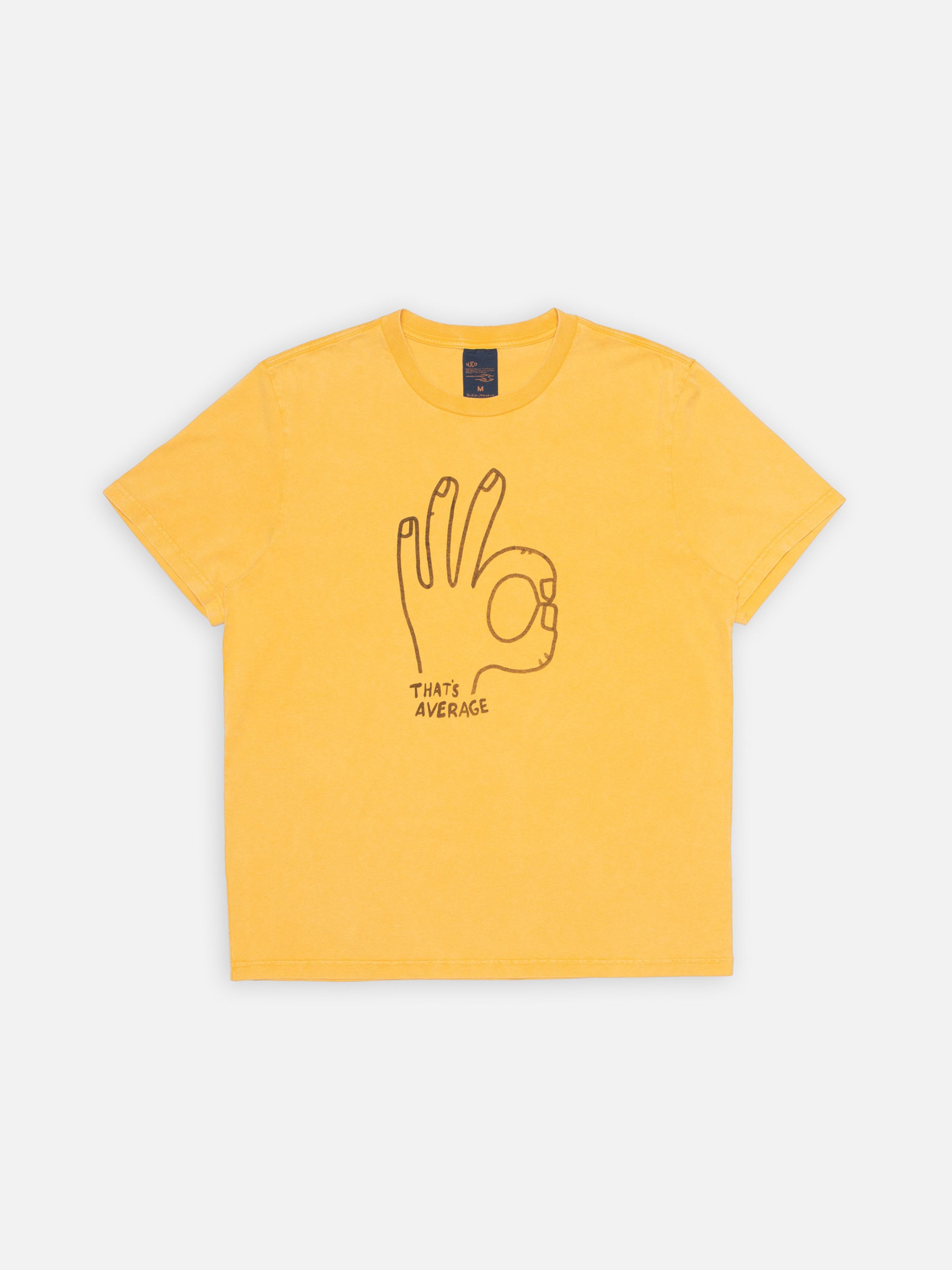 Nudie Jeans - ROY AVERAGE T-SHIRT - Yellow