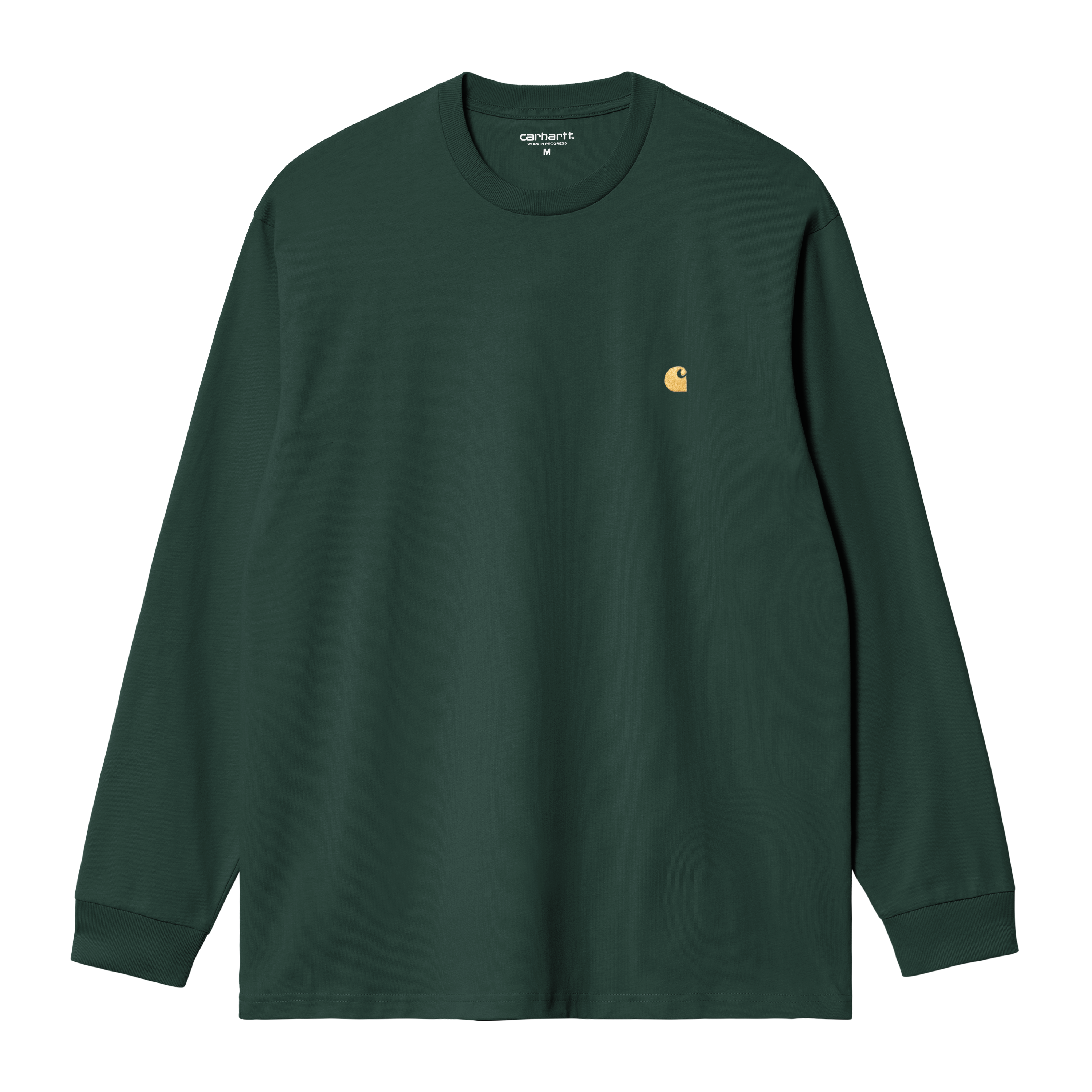 Carhartt WIP - L/S CHASE T-SHIRT - Discovery Green/Gold