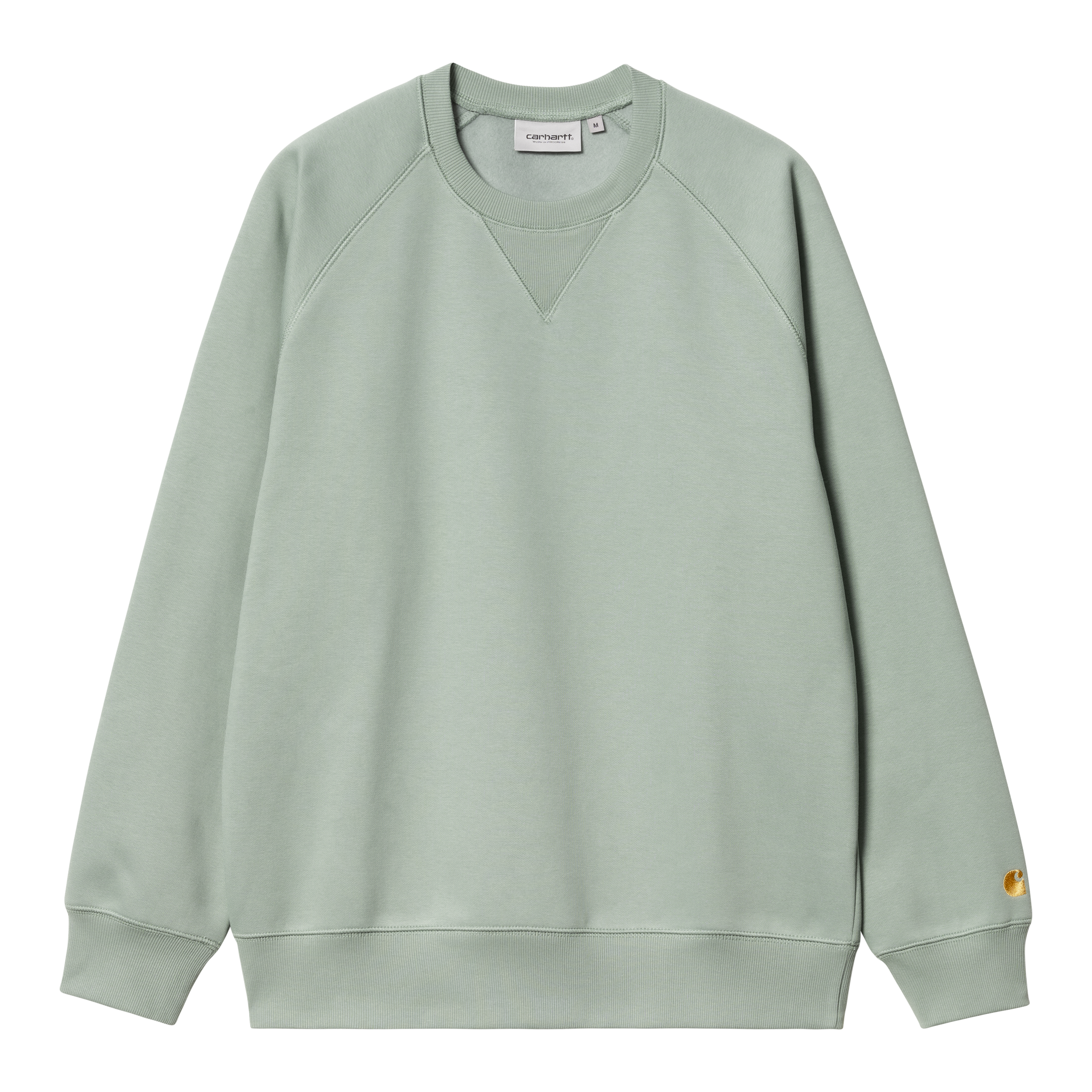 Carhartt WIP - CHASE SWEAT - Glassy Teal/Gold
