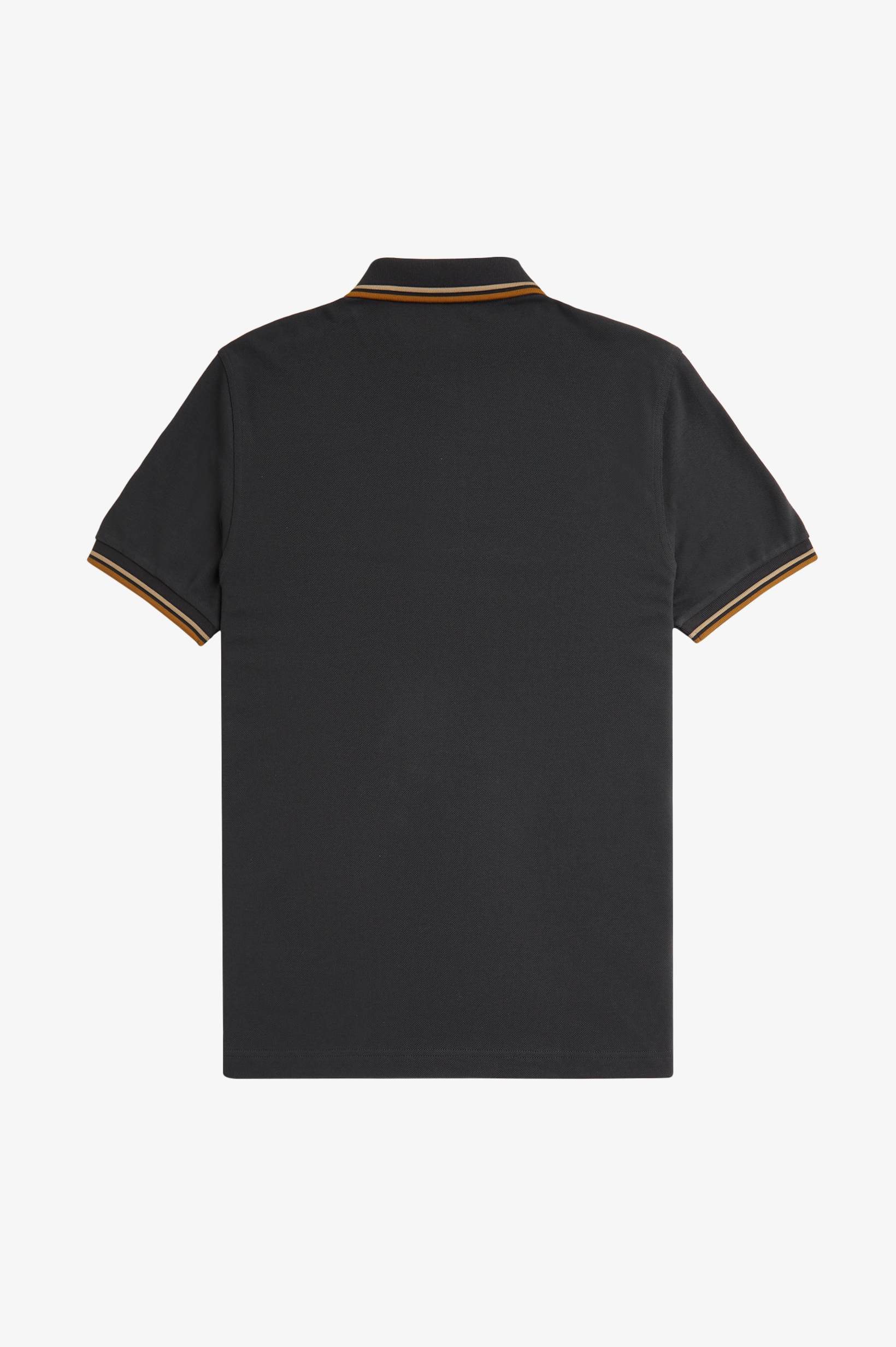 Fred Perry - TWIN TIPPED POLO SHIRT - Ancher Grey/Warm Stone/Dark Caramel