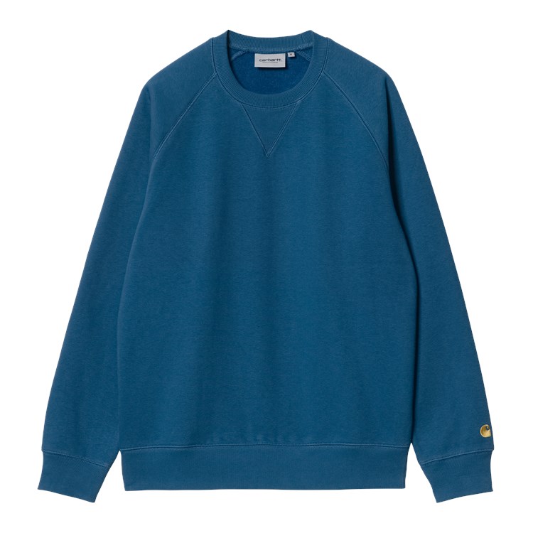 Carhartt WIP - CHASE SWEAT - Skydive/Gold