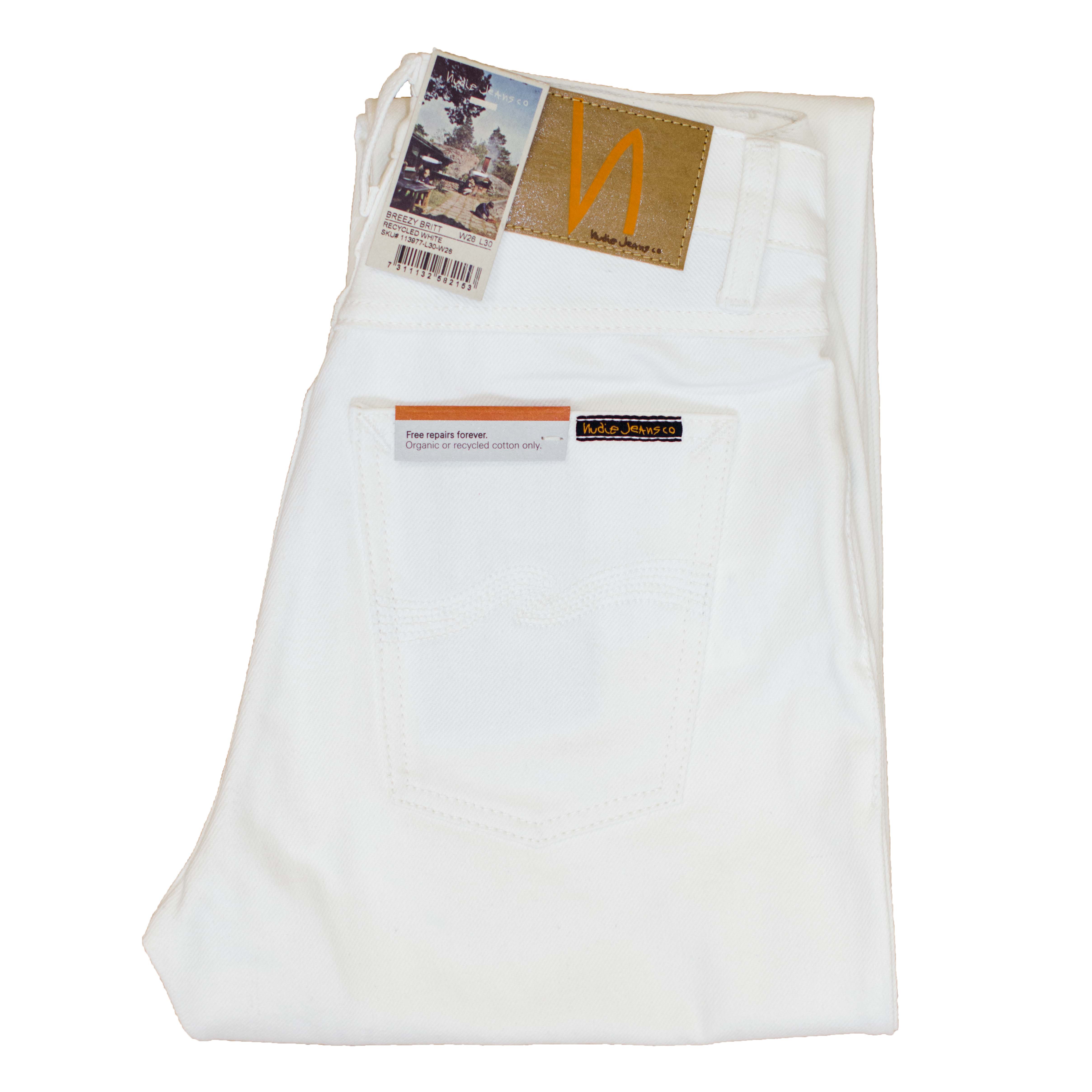 Nudie Jeans - BREEZY BRITT - Recycled White