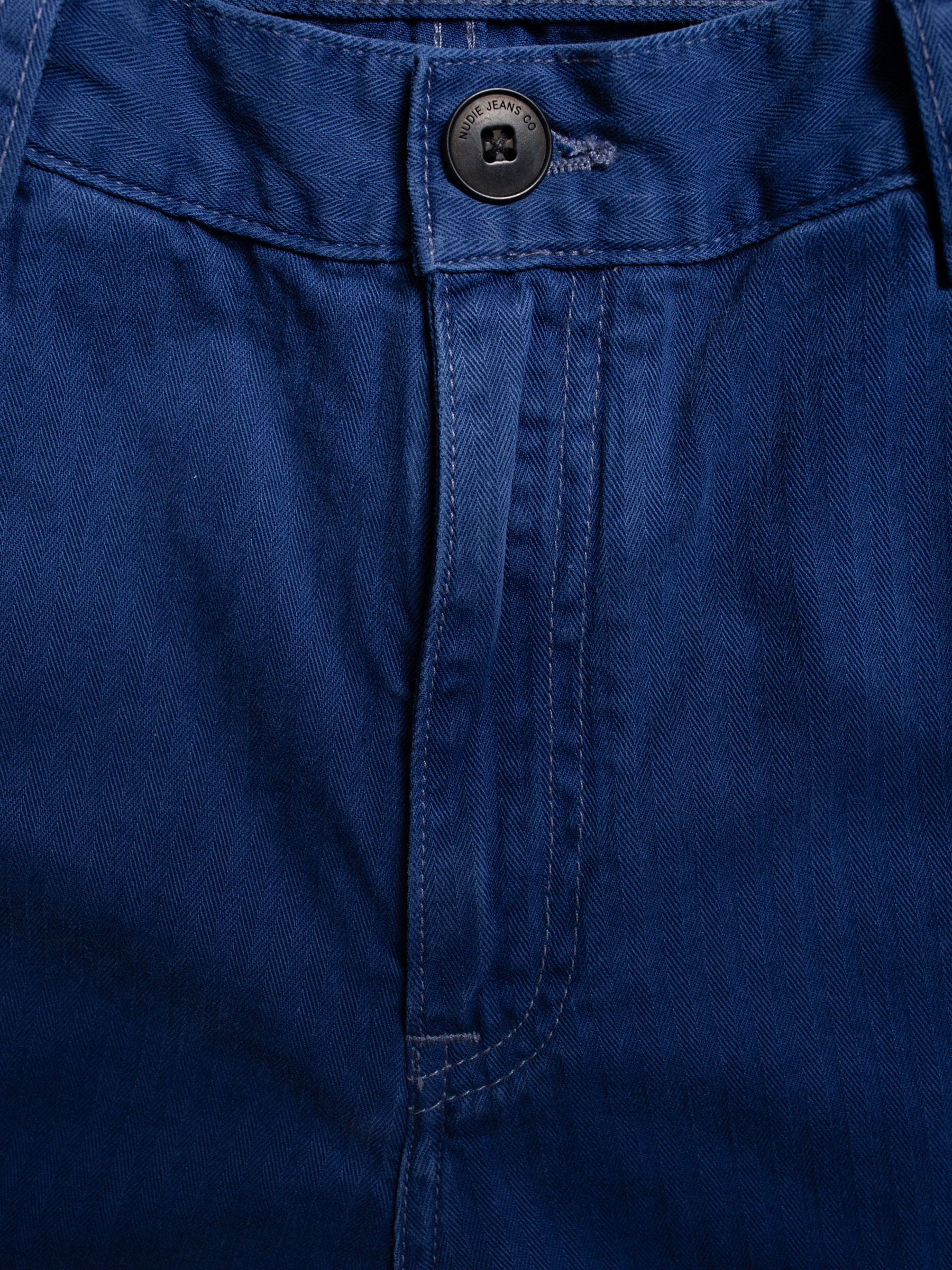Nudie Jeans - WENDY HERRINGBONE PANT - Blue