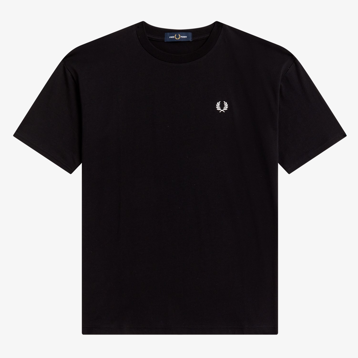 Fred Perry - CREW NECK T-SHIRT (WOMEN) - Black
