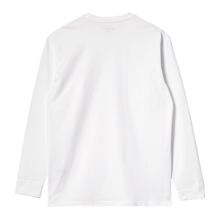 Carhartt WIP - L/S CHASE T-SHIRT -  White/Gold