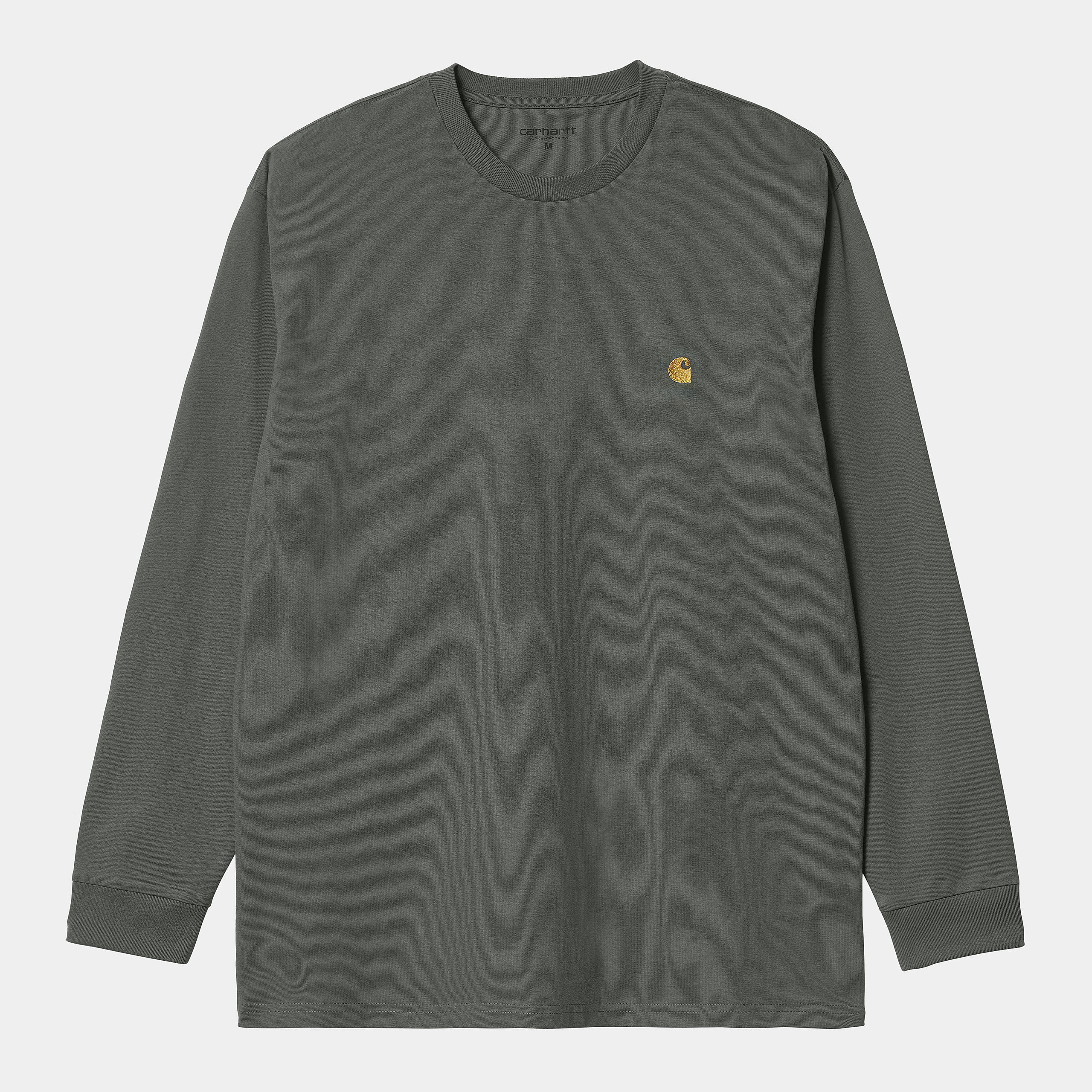 Carhartt WIP - L/S CHASE T-SHIRT - Thyme/Gold