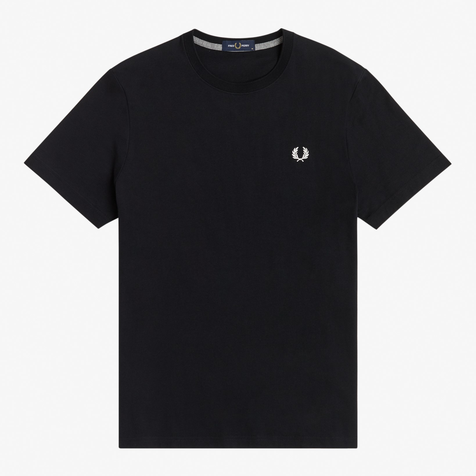 Fred Perry - CREW NECK T-SHIRT (MEN) - Black