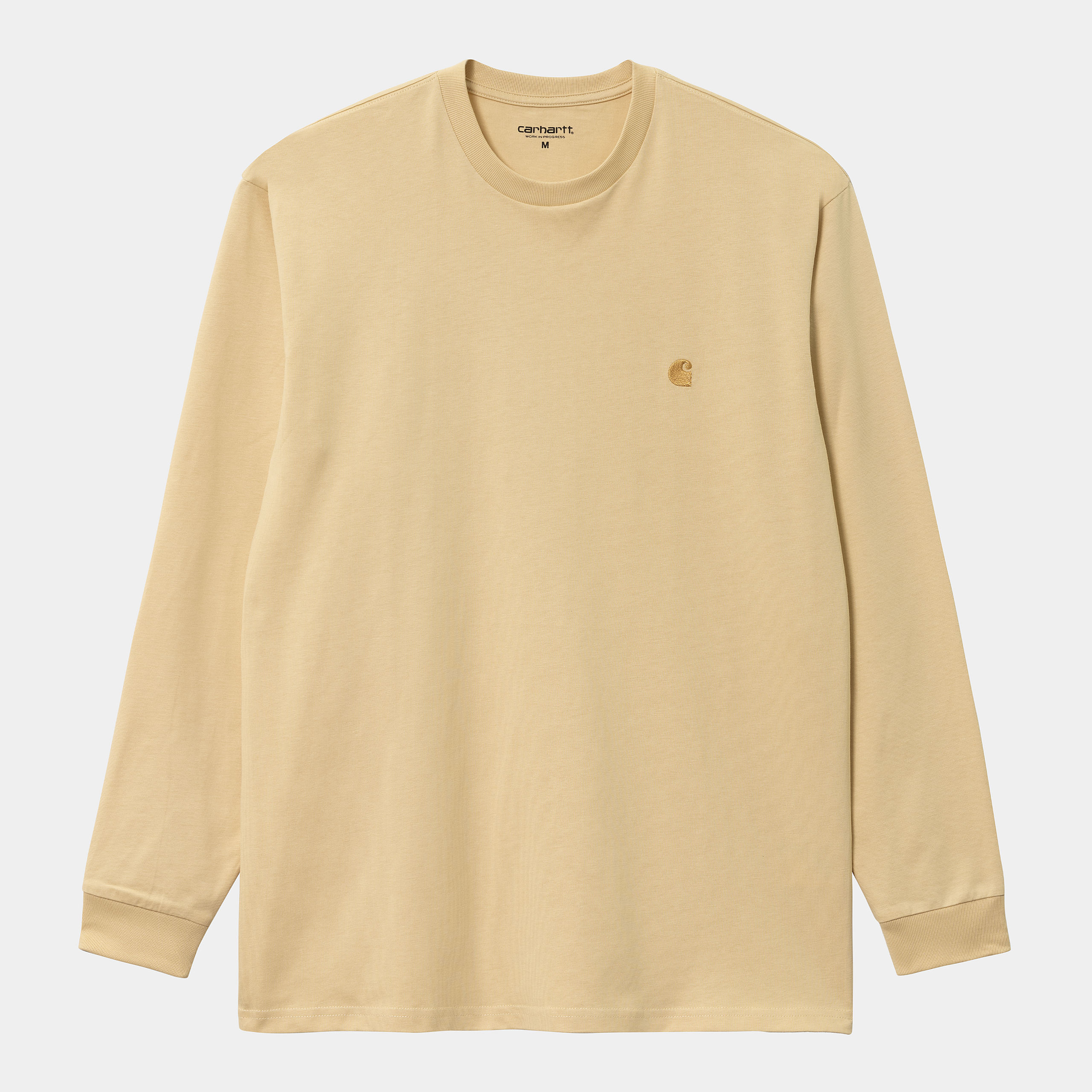 Carhartt WIP - L/S CHASE T-SHIRT - Citron/Gold
