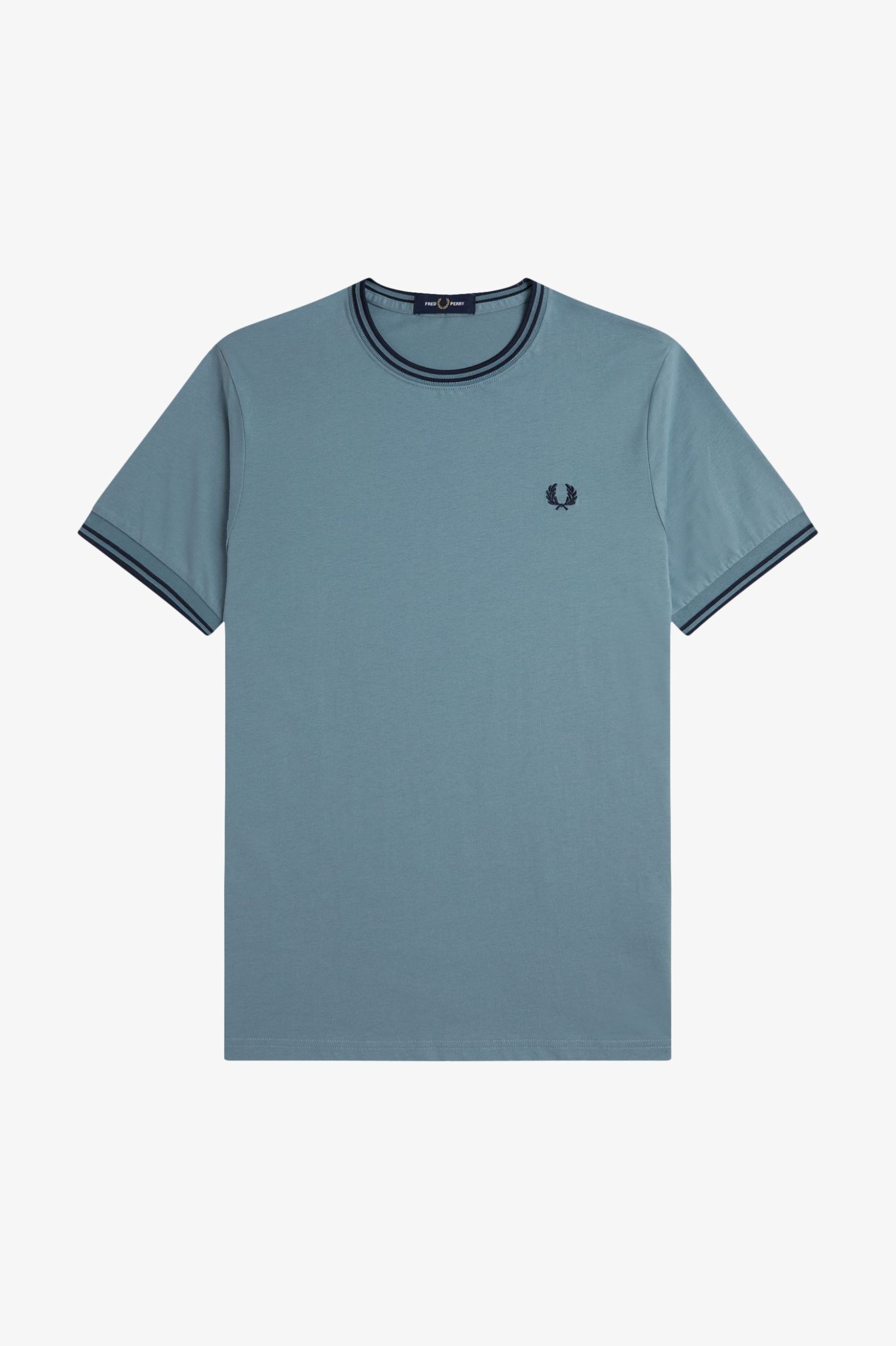 Fred Perry - TWIN TIPPED T-SHIRT - Stockport-Blue/Navy