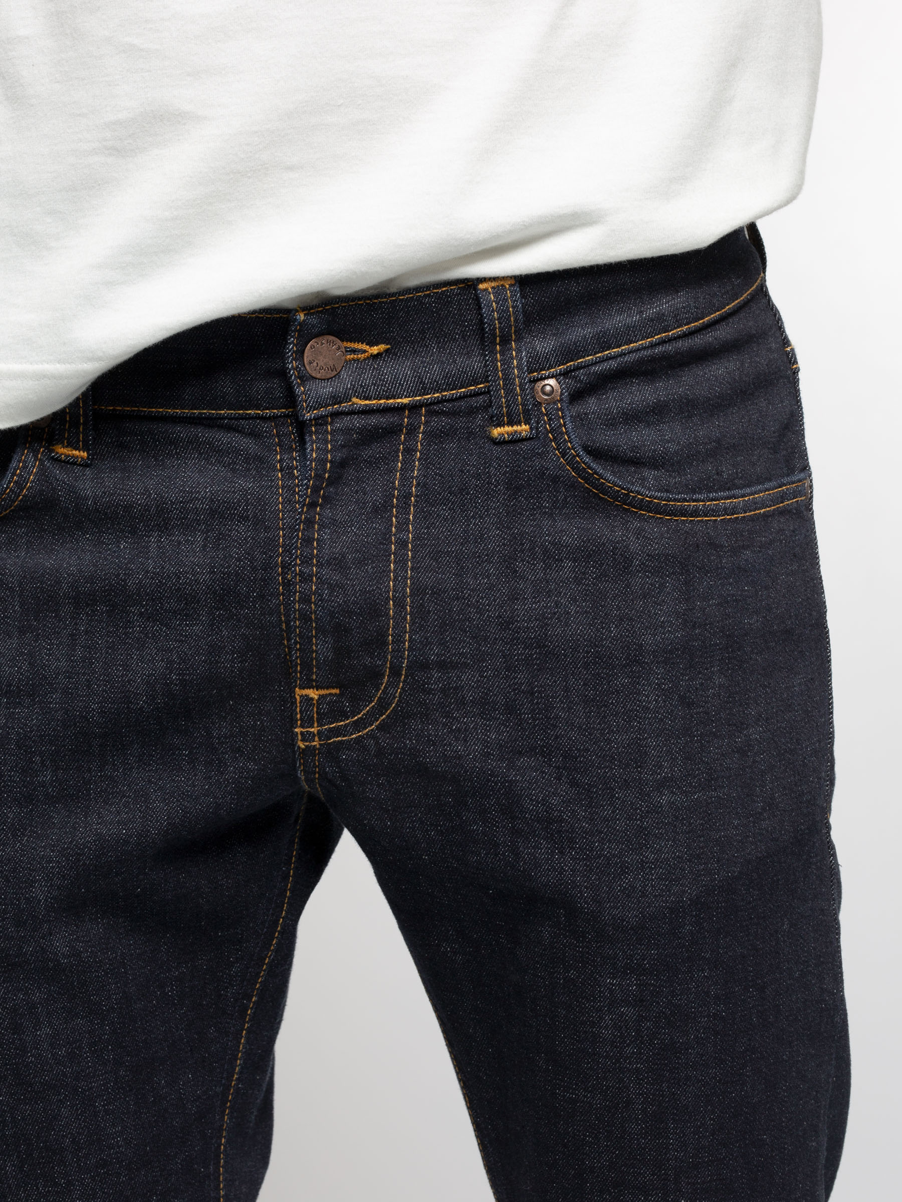 Nudie Jeans - TIGHT TERRY - Rinsed Twill