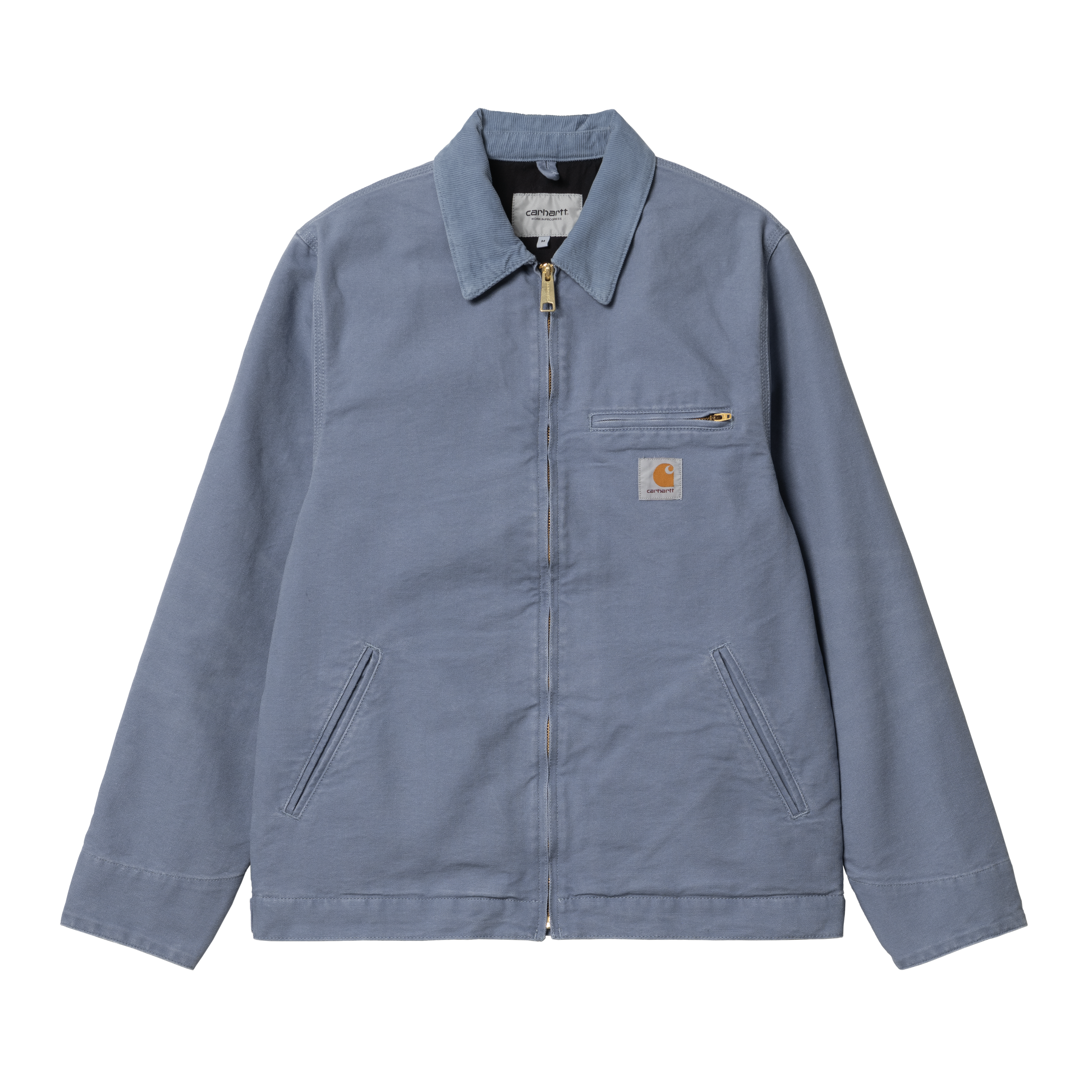 Carhartt WIP - DETROIT JACKET - Bay Blue/Bay Blue (aged canvas)