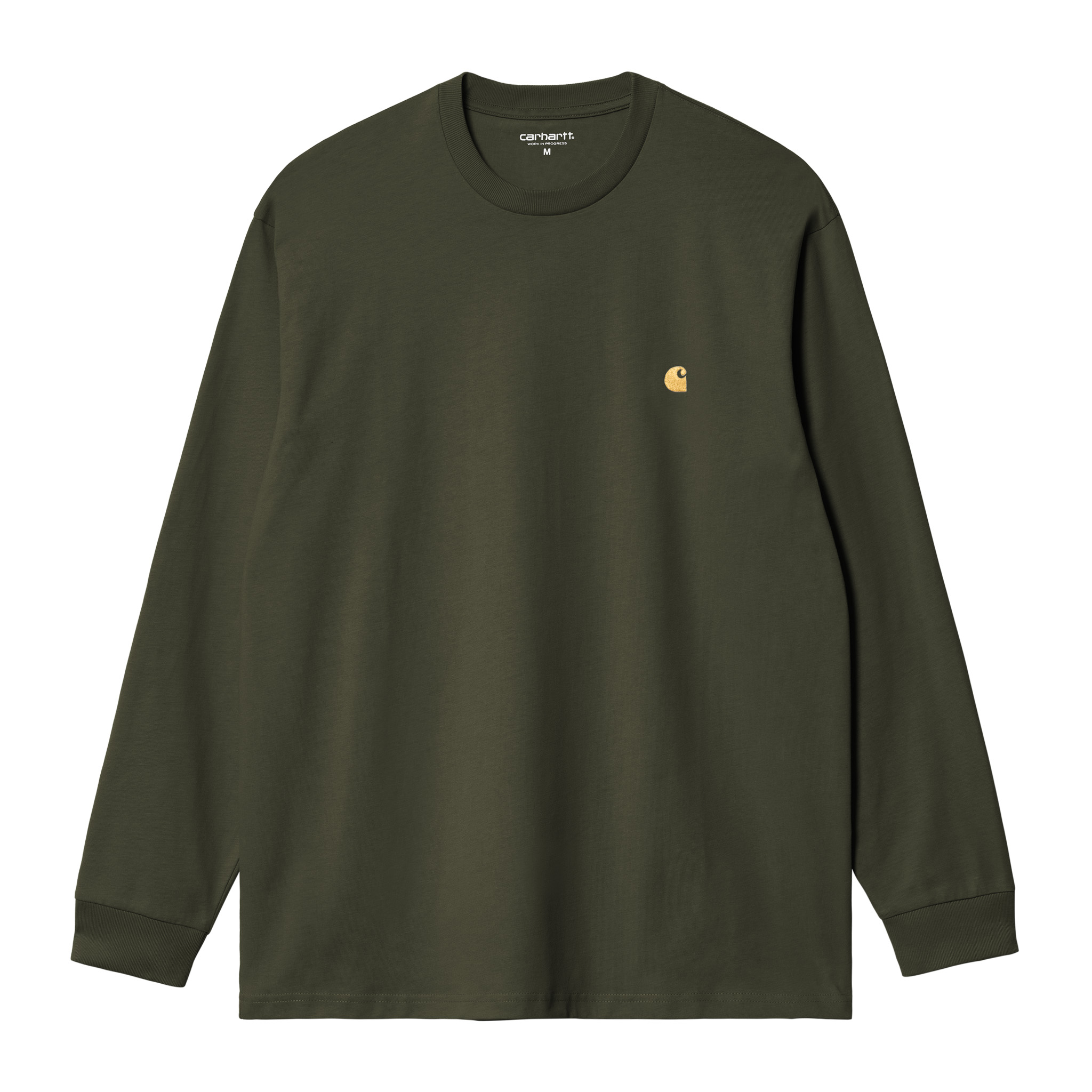 Carhartt WIP - L/S CHASE T-SHIRT -  Olive/Gold