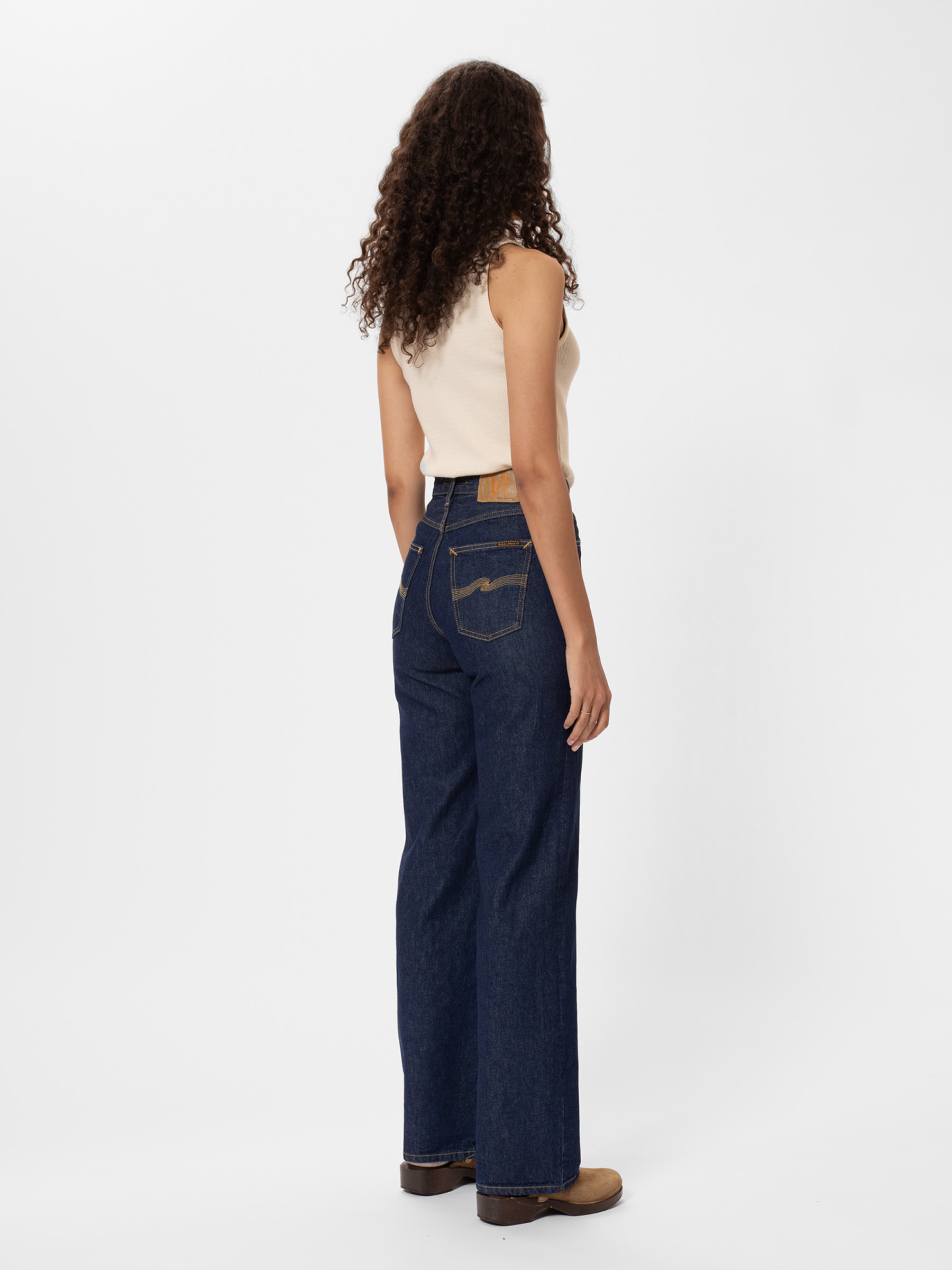 Nudie Jeans - CLEAN EILEEN - Classic Blue Nudie Jeans - CLEAN EILEEN - Classic Blue