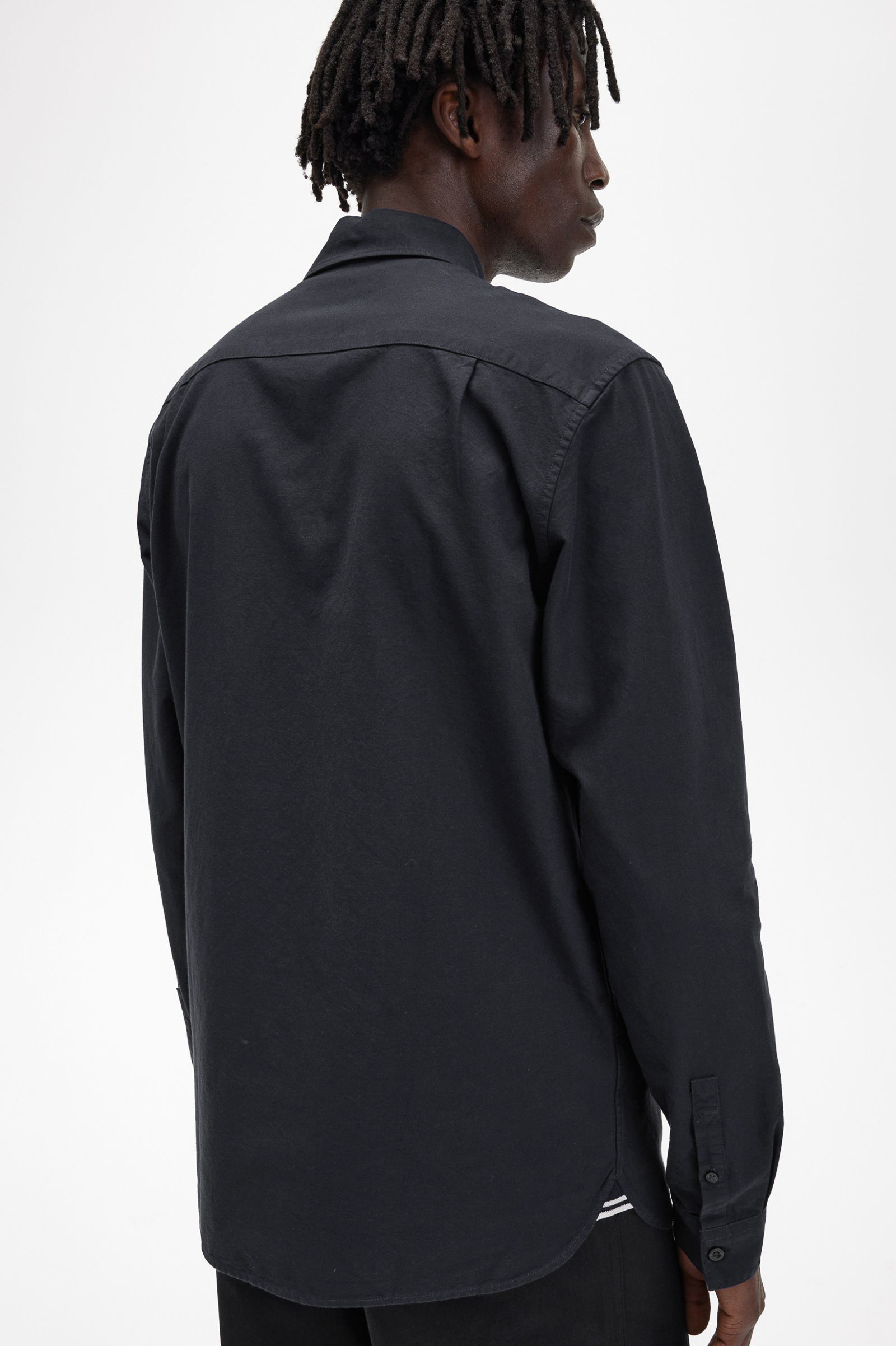 Fred Perry - OXFORD SHIRT - Black Fred Perry - OXFORD SHIRT - Black